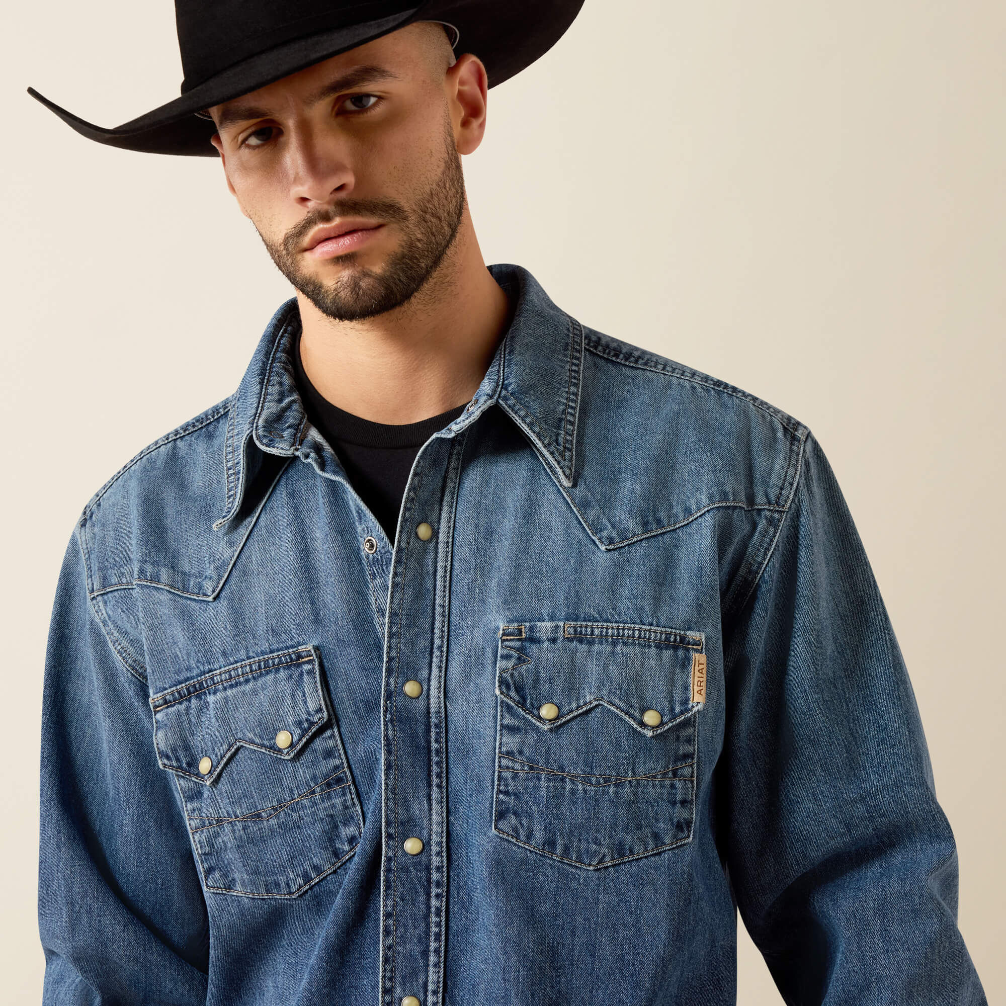 Sawtooth Denim Retro Fit Shirt