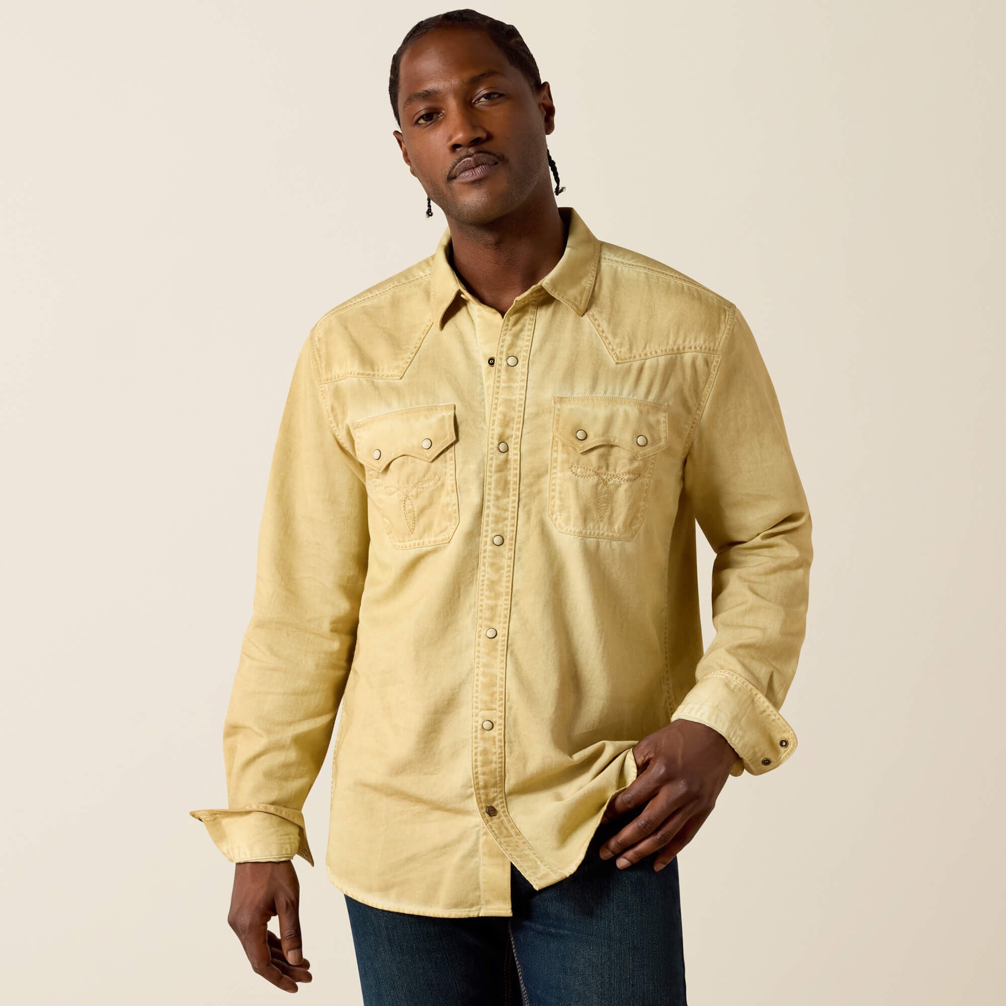 Retro Hartigan Fitted Snap Shirt