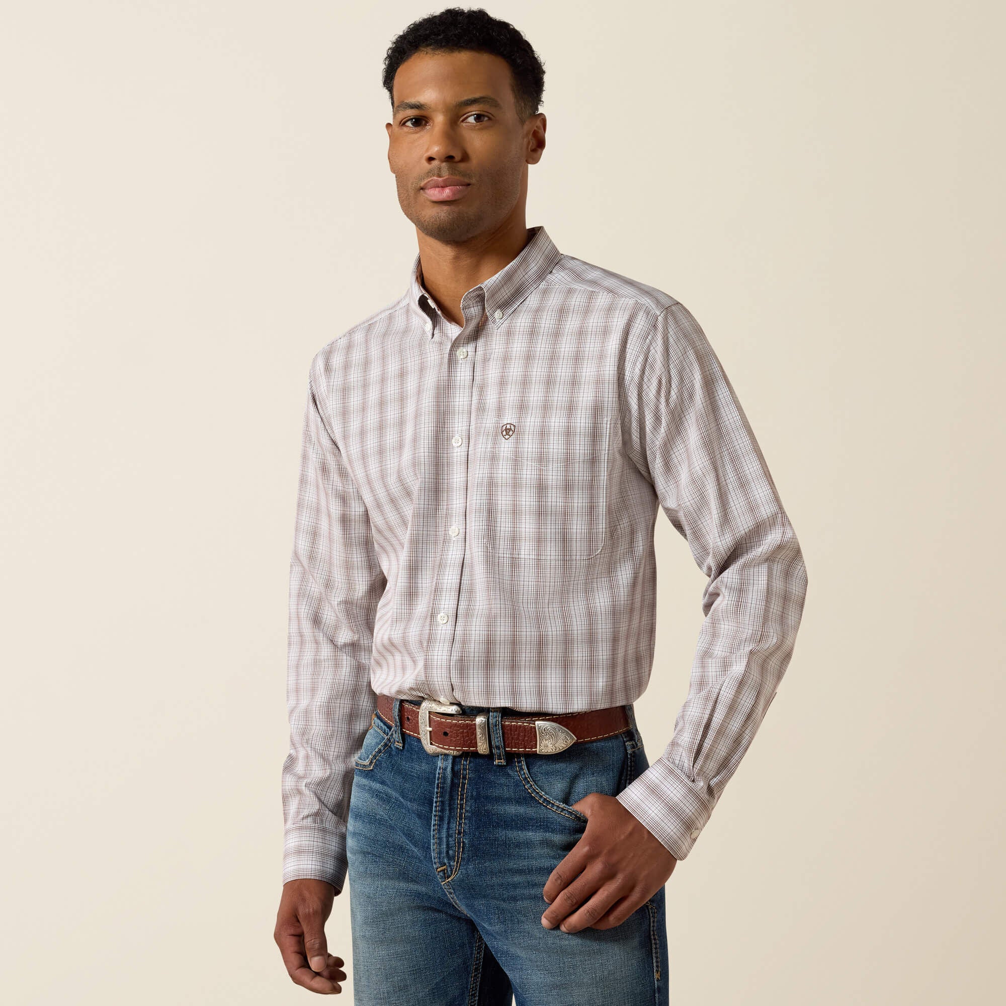 Wrinkle Free Clyde Fitted Shirt