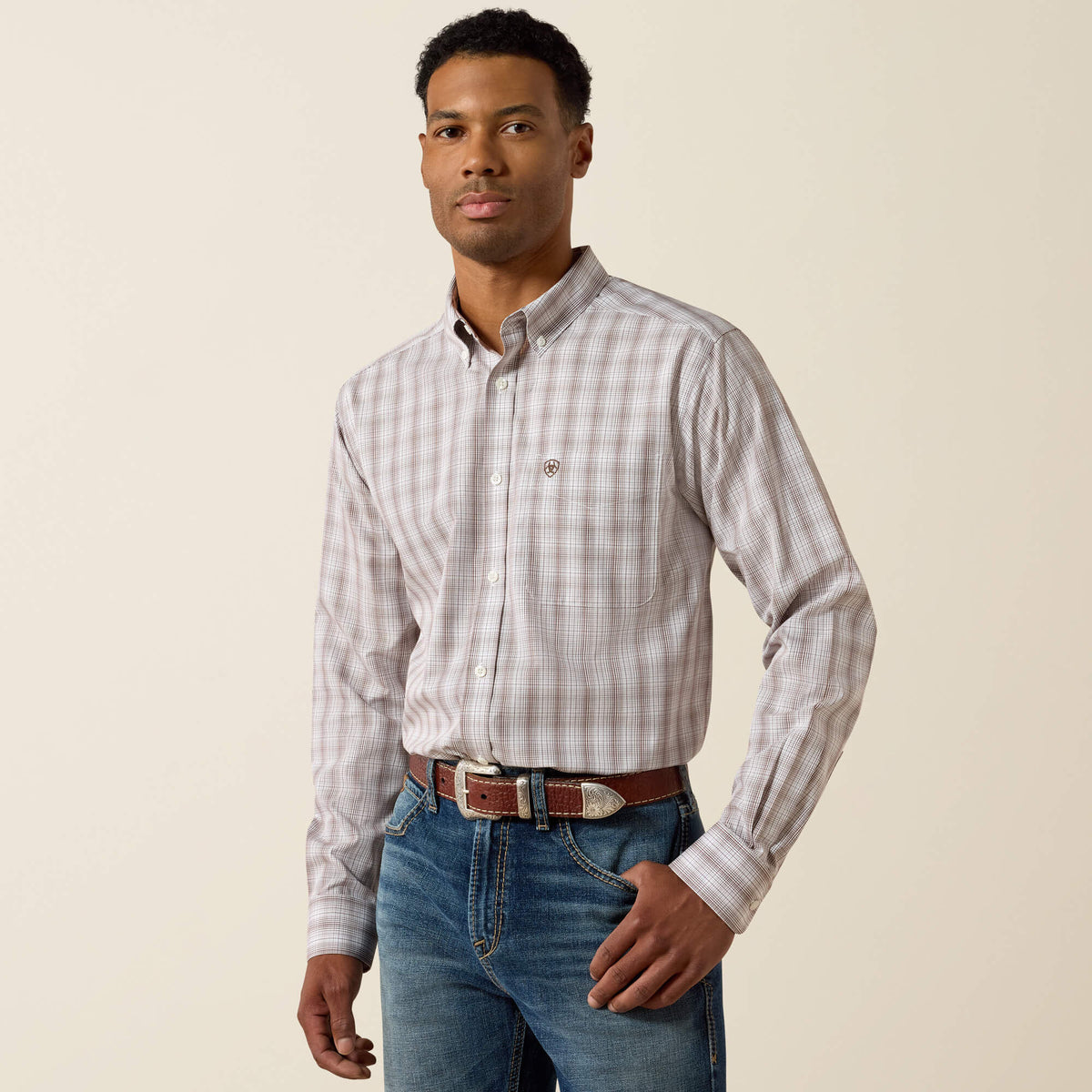 Wrinkle Free Clyde Fitted Shirt