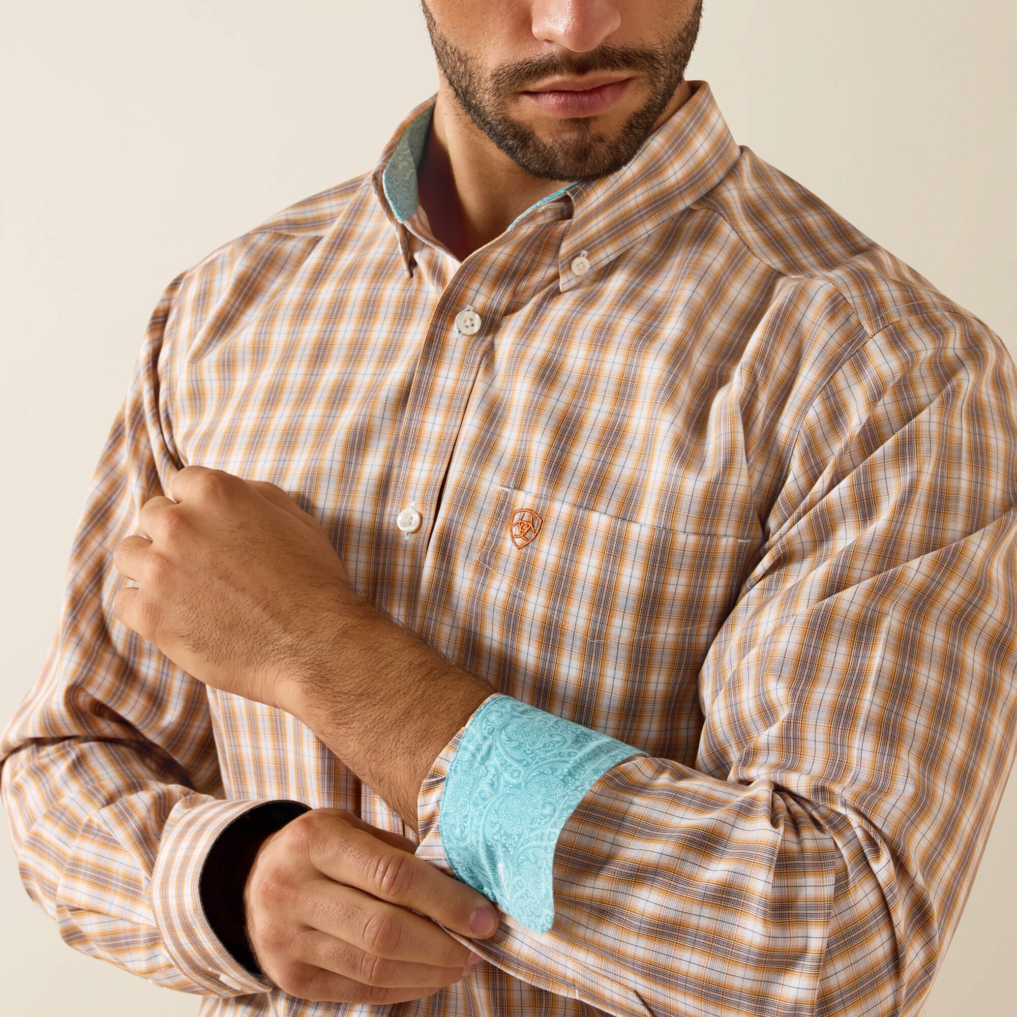 Wrinkle Free Ayden Fitted Shirt