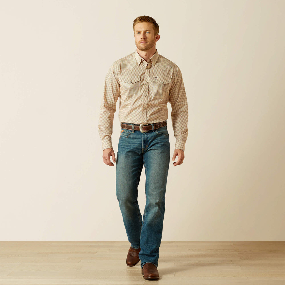 Wrinkle Free Eddie Fitted Shirt