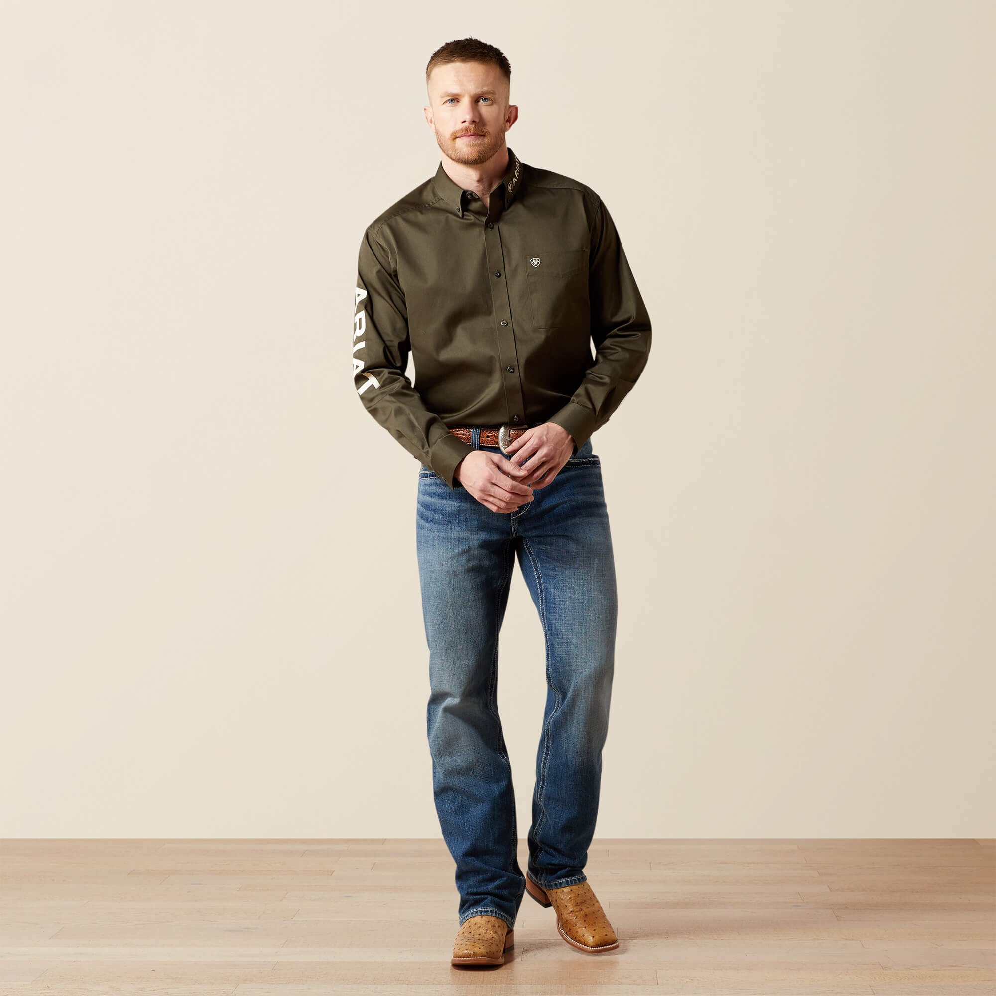 Team Logo Twill Classic Fit Shirt