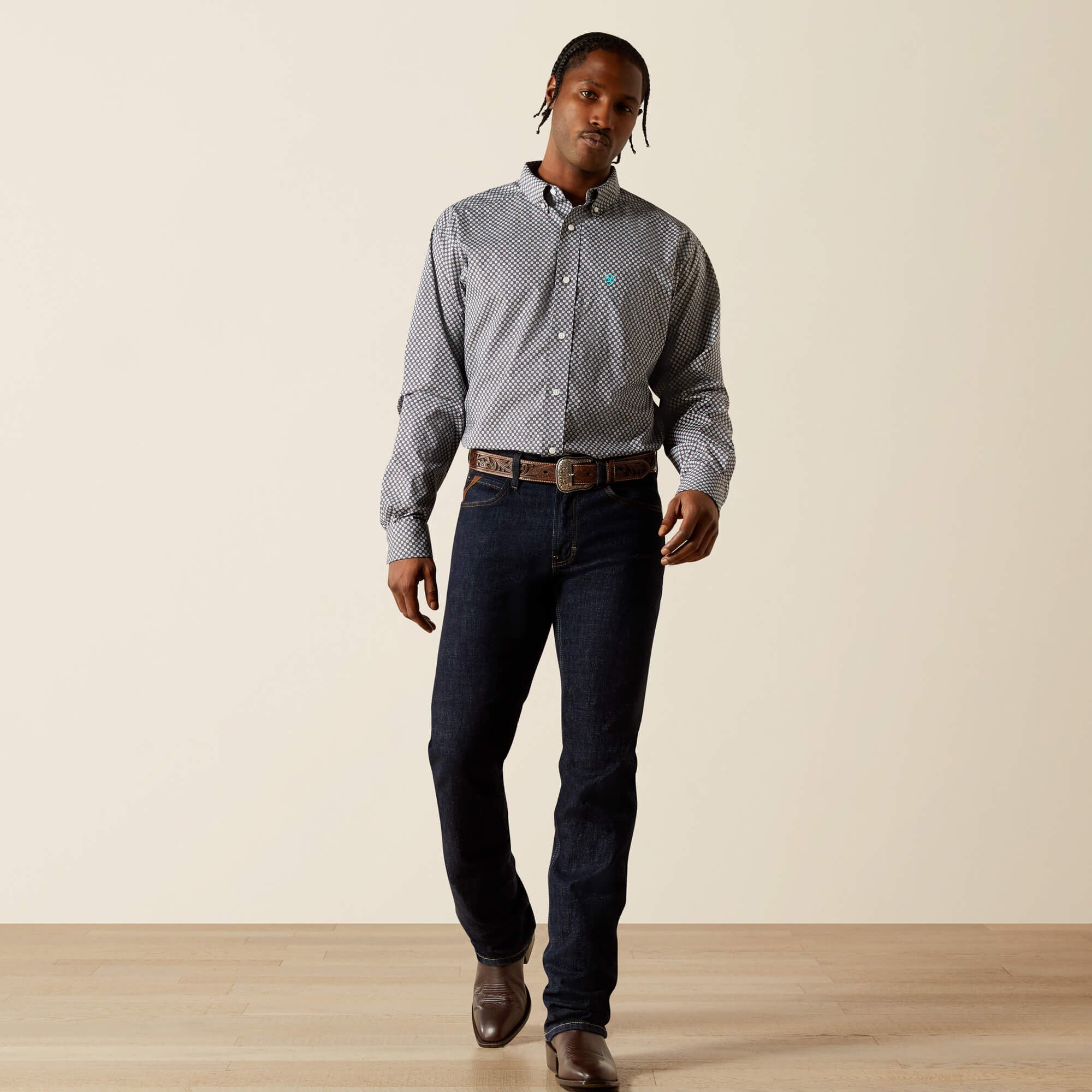 Wrinkle Free Caleb Classic Fit Shirt