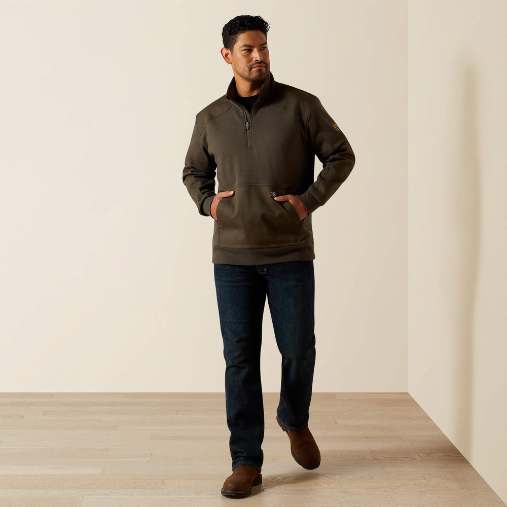 Rebar Workman Duracanvas 1/4 Zip Sweatshirt