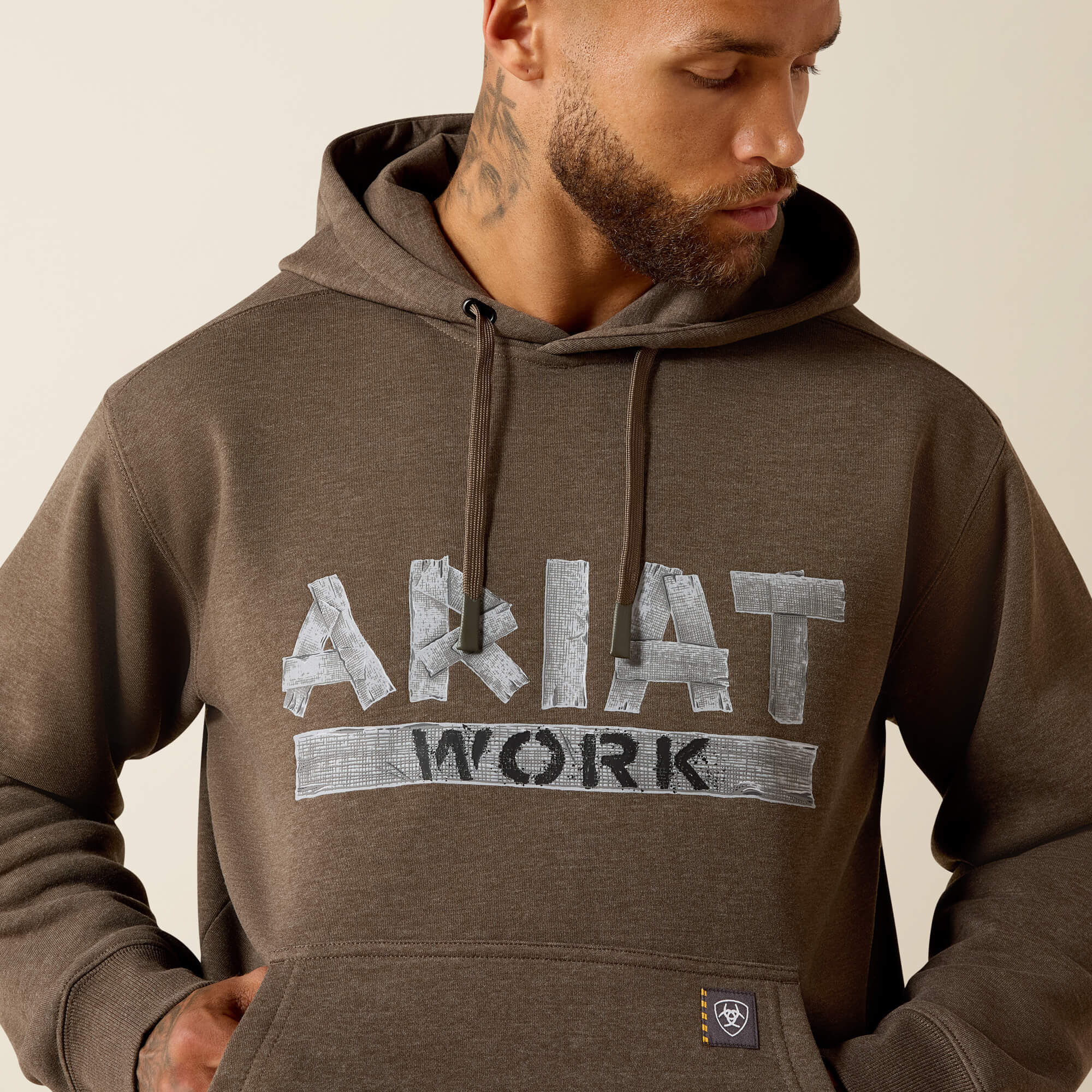 Rebar Lightweight Duct Logo Hoodie