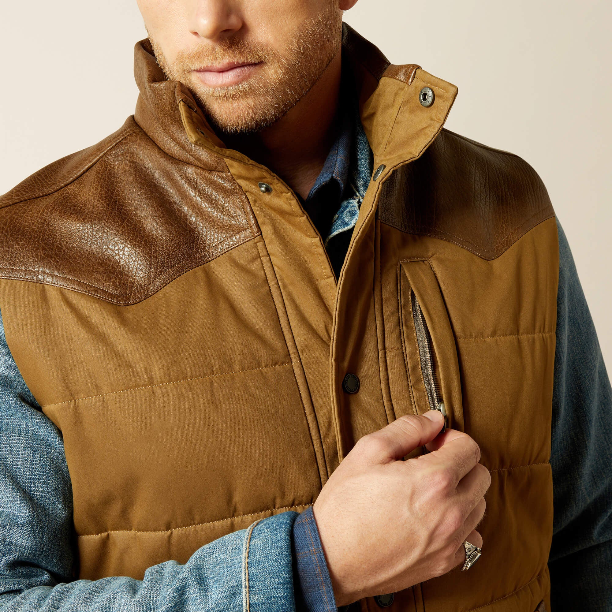 Western Quilted Vest