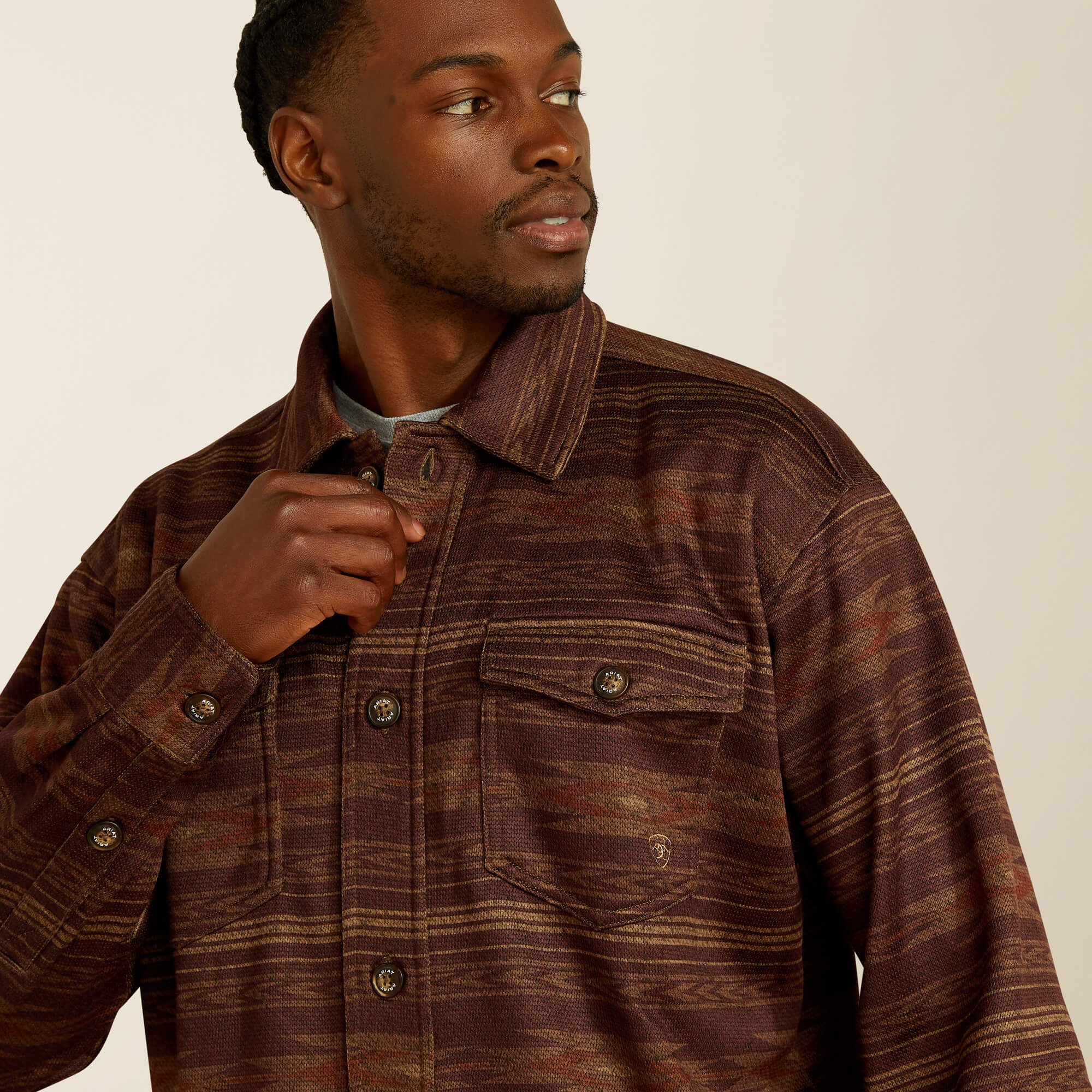 Caldwell Printed Shirt Jacket