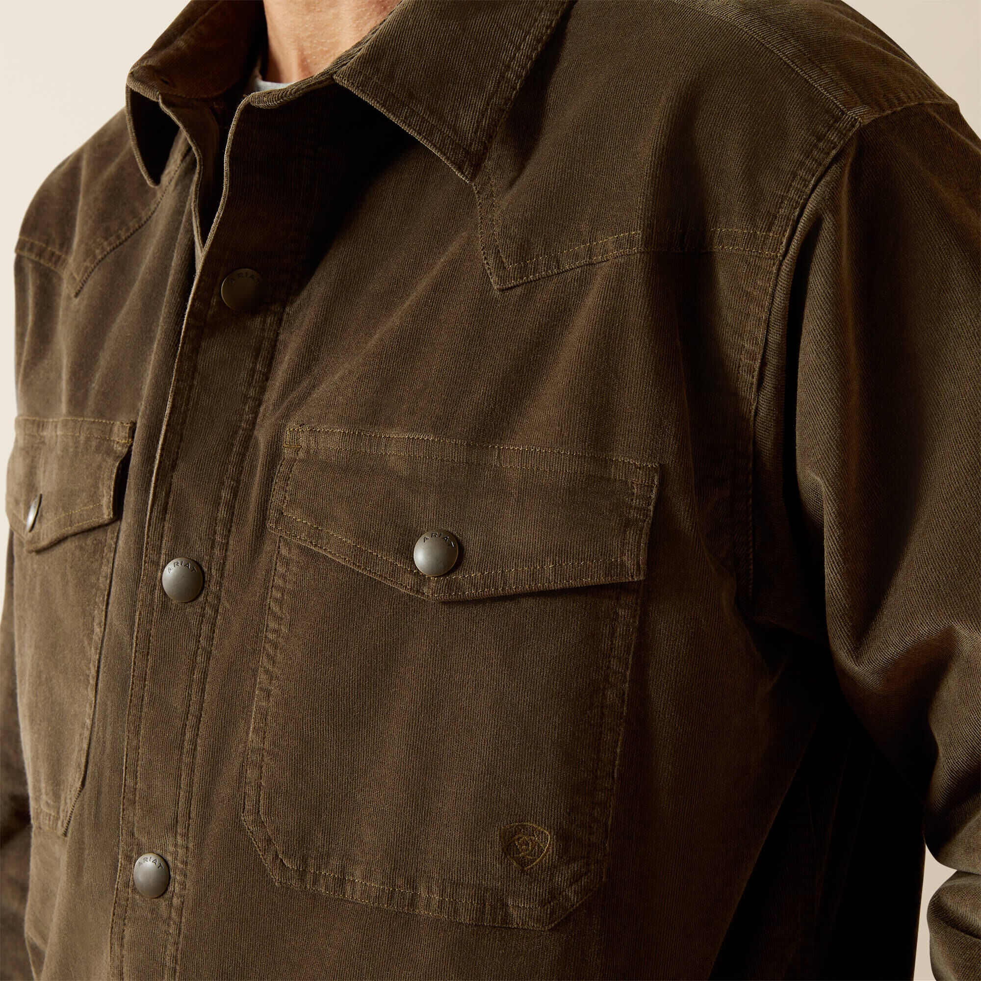 Retro Corduroy Shirt Jacket