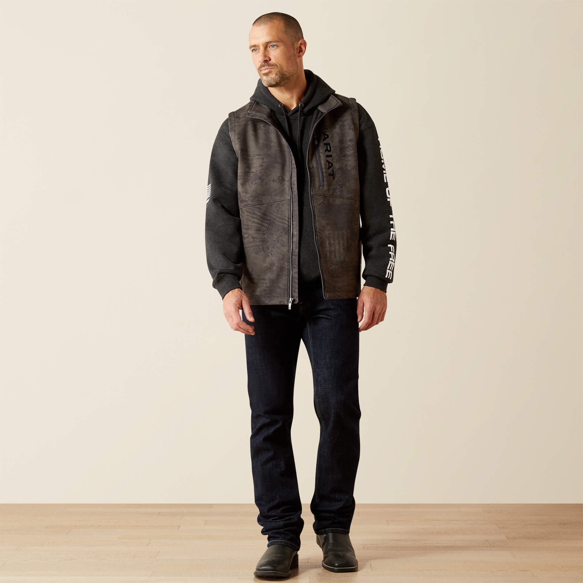 Patriot Flag Softshell Vest