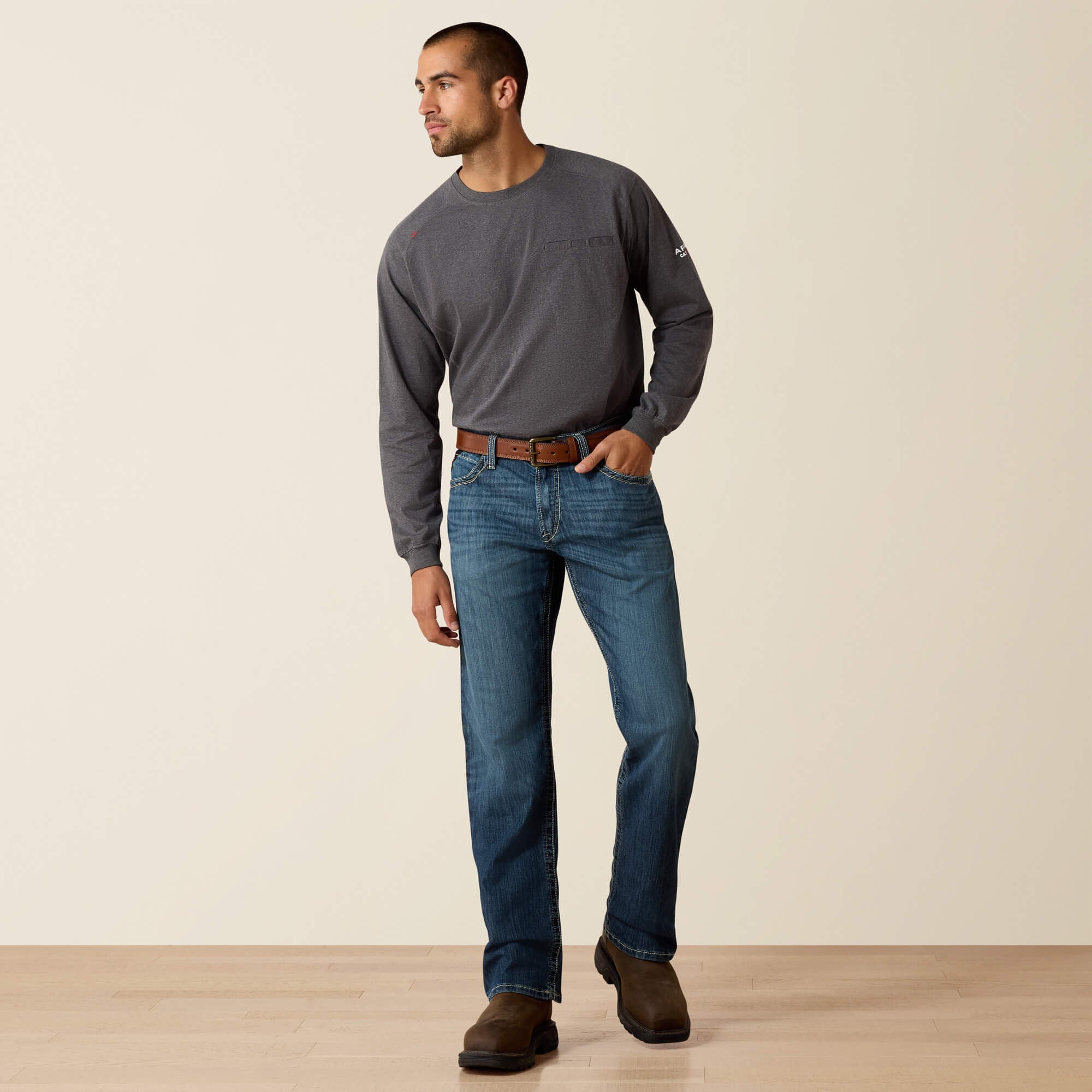 FR M4 Relaxed Stretch DuraLight Boundary Boot Cut Jean