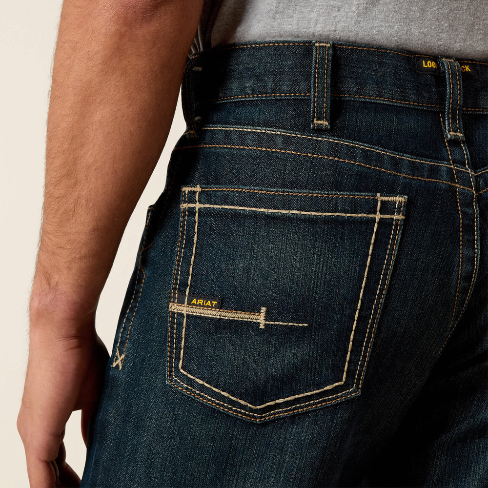 Rebar M4 Relaxed DuraStretch Edge Stackable Straight Leg Jean