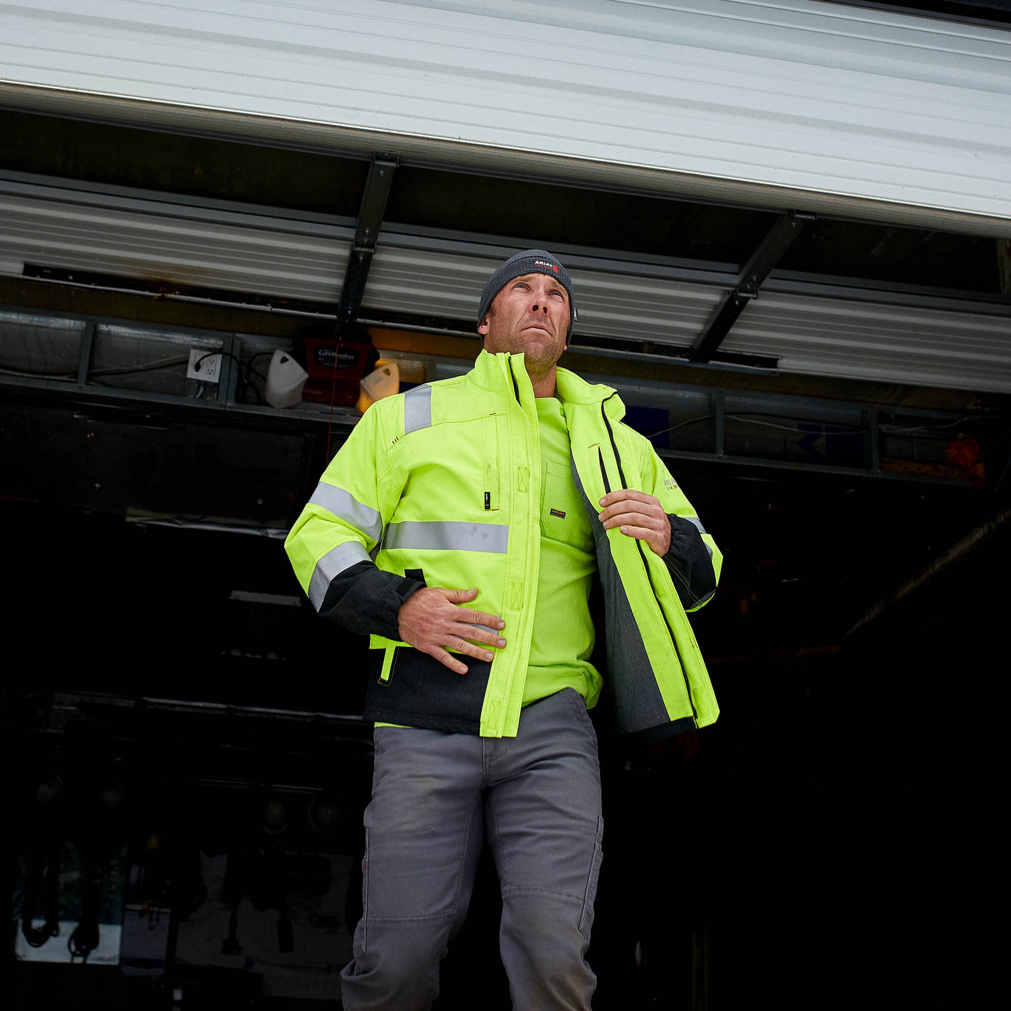 FR Hi-Vis Waterproof Insulated Jacket