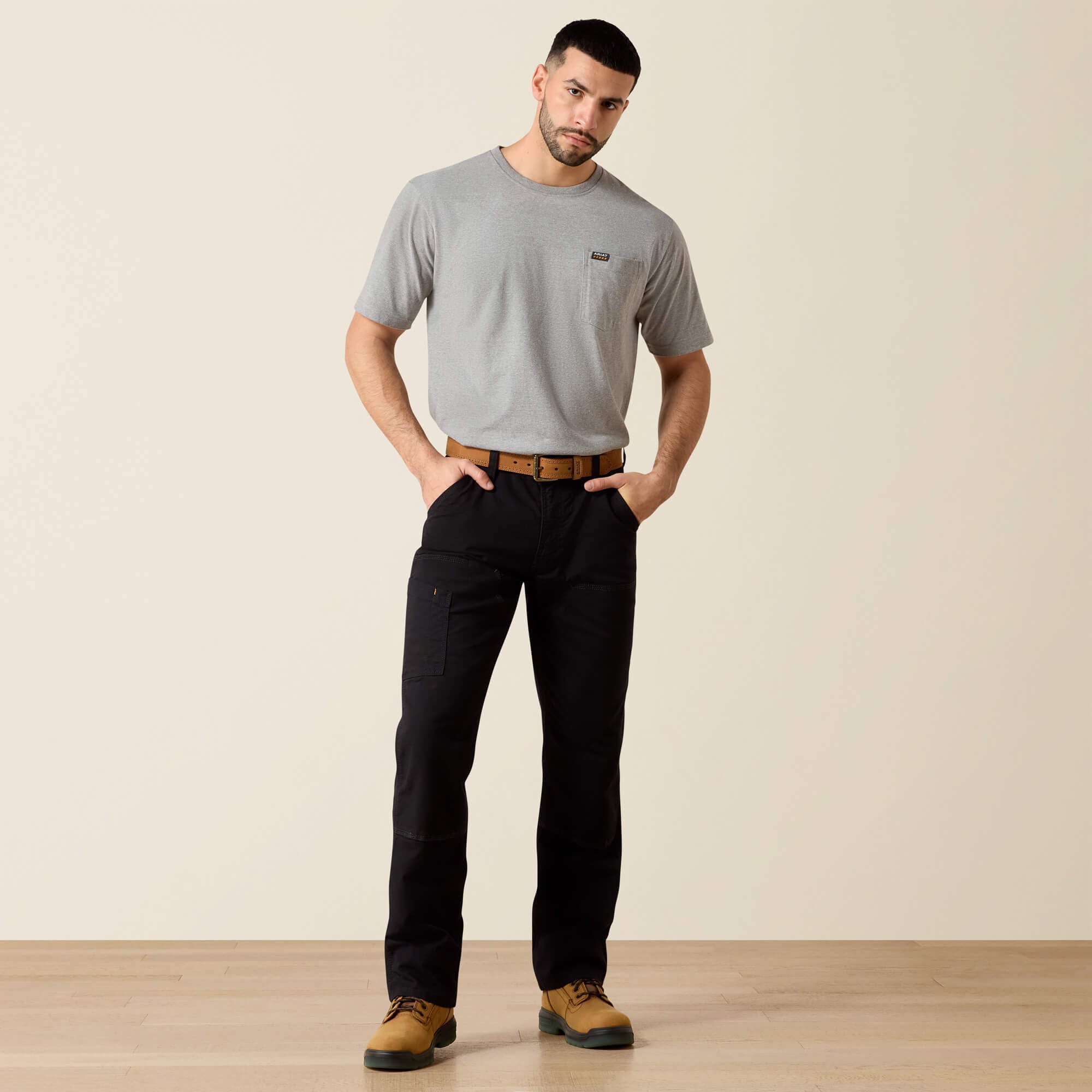 Rebar M4 Low Rise DuraStretch Made Tough Double Front Stackable Straight Leg Pant