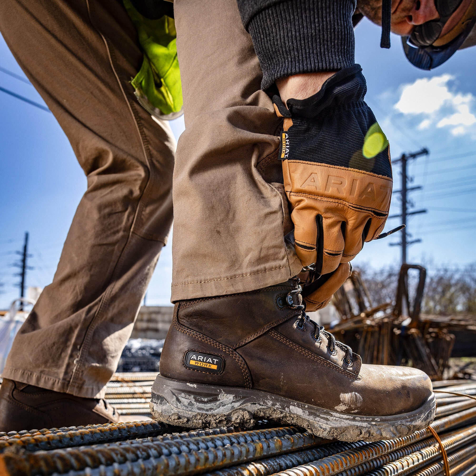 Rebar M4 Low Rise DuraStretch Made Tough Double Front Stackable Straight Leg Pant