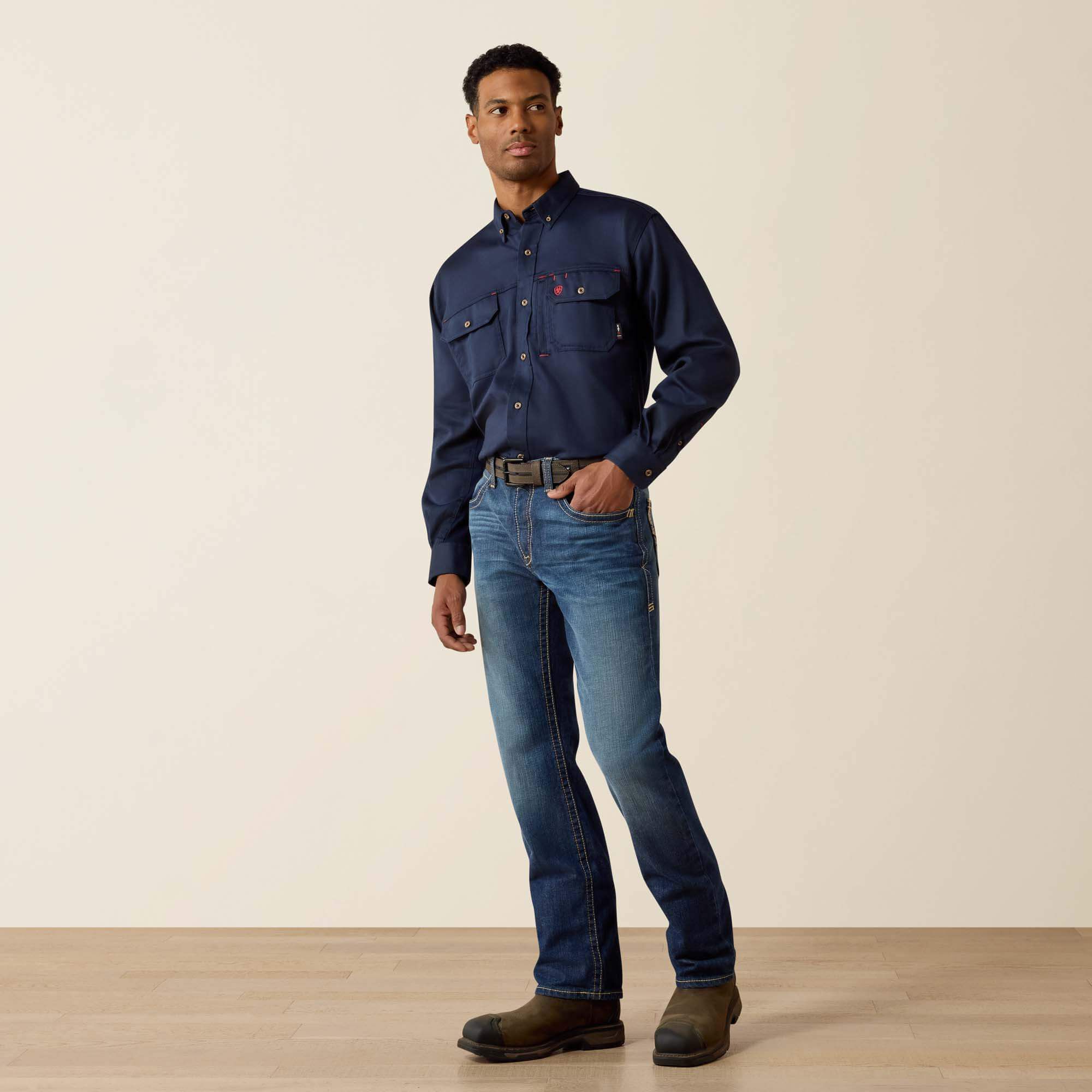 FR M5 Straight DuraStretch Truckee Stackable Straight Leg Jean