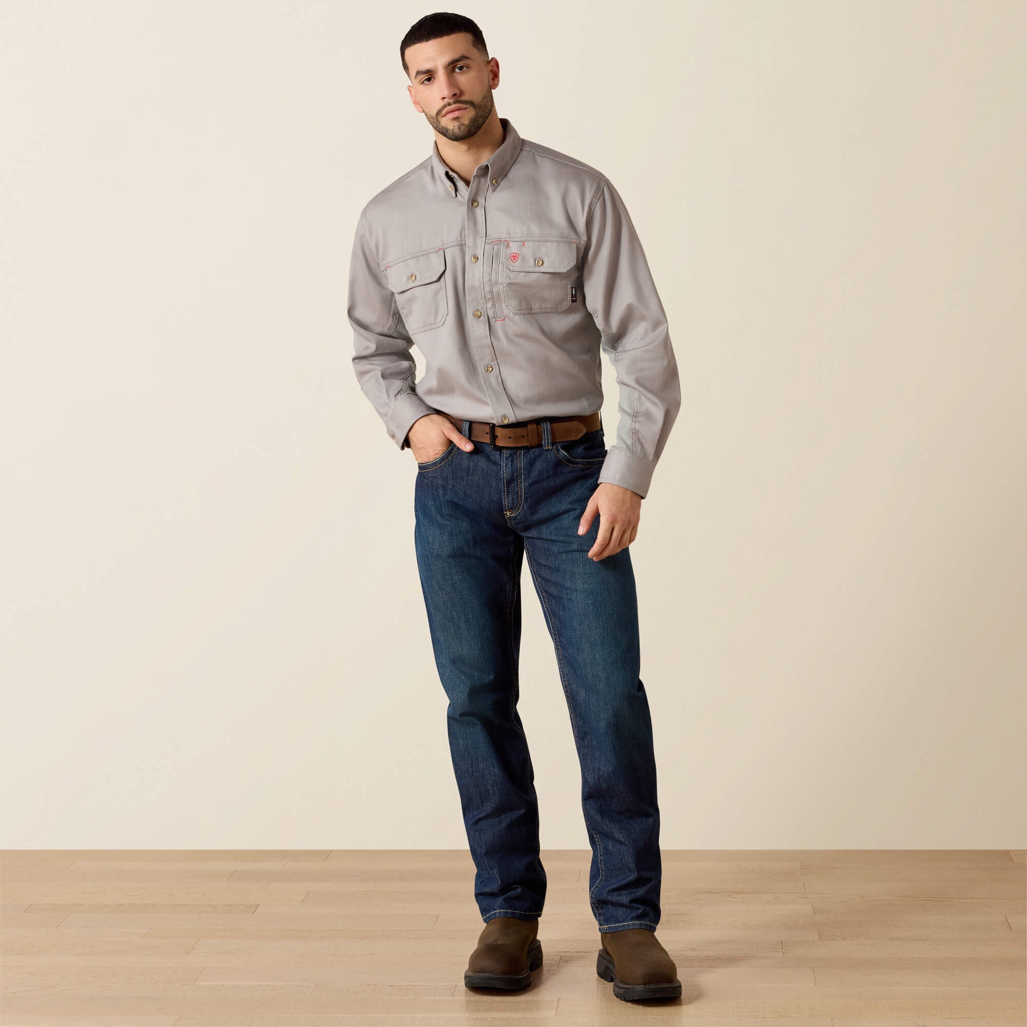 FR Solid Vent Work Shirt