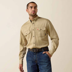 FR Solid Vent Work Shirt