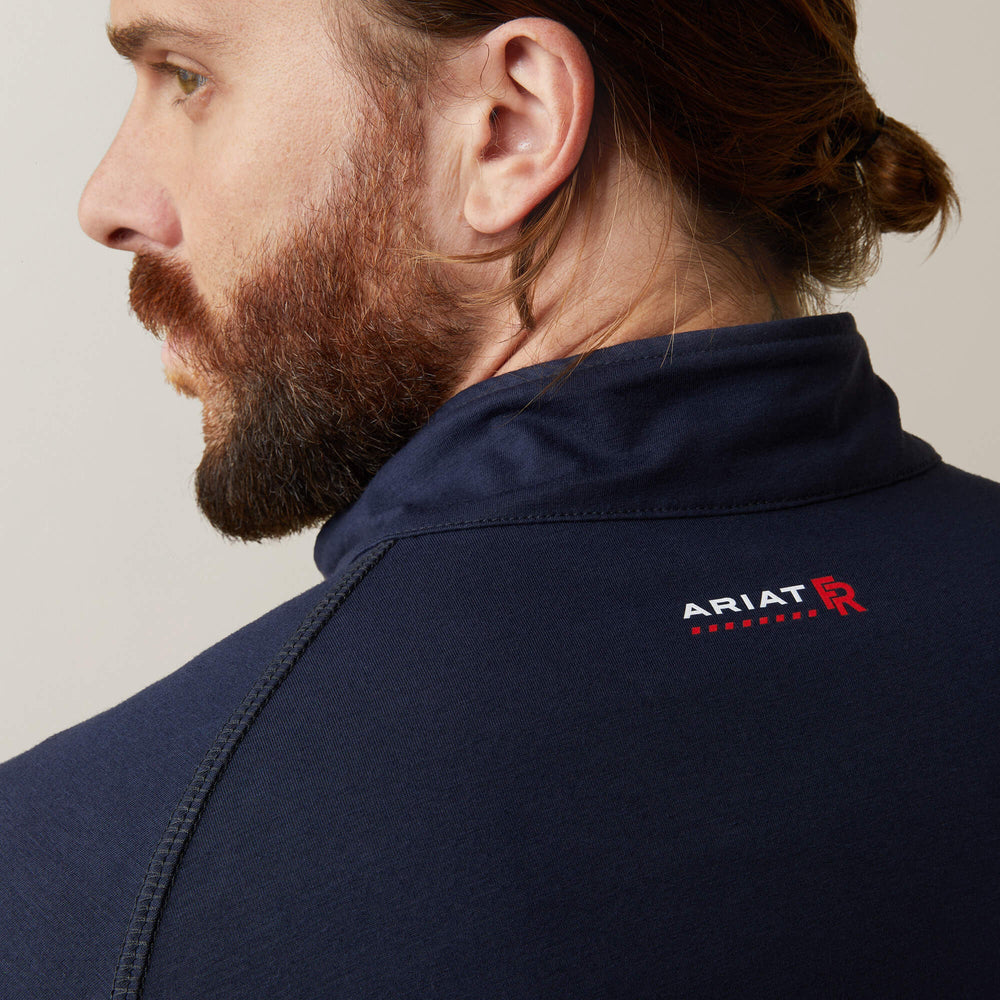 FR Combat Stretch Patriot 1/4 Zip Work Shirt