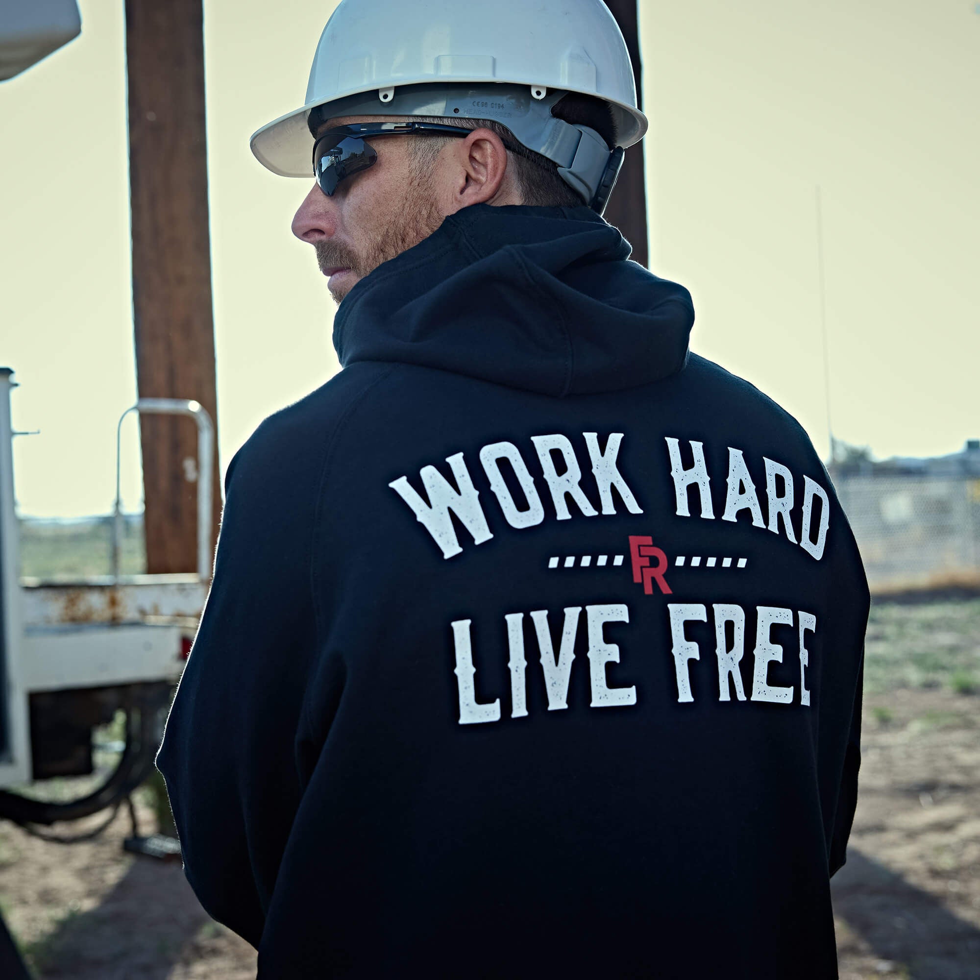 FR DuraStretch Work Hard Live Free Hoodie
