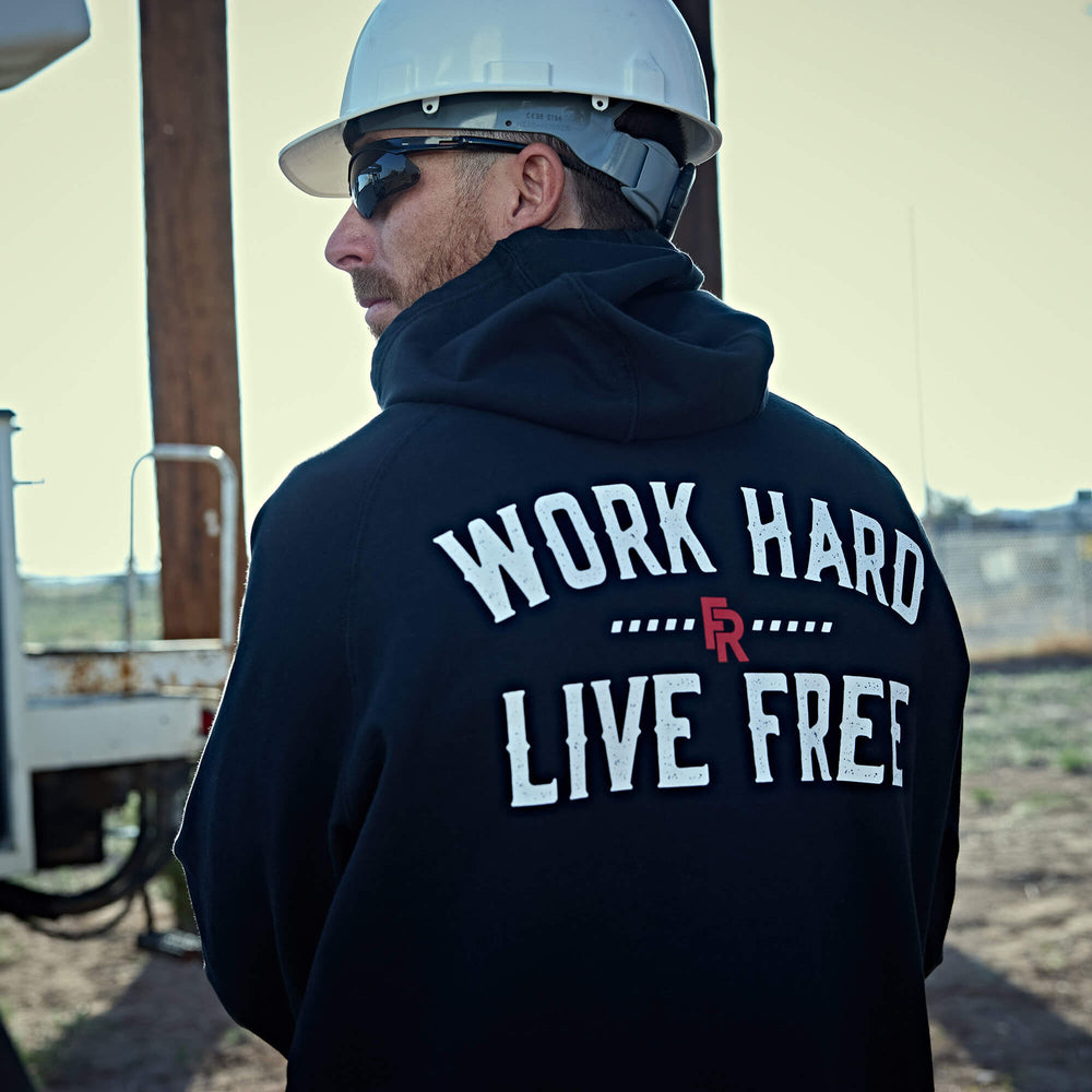 FR DuraStretch Work Hard Live Free Hoodie