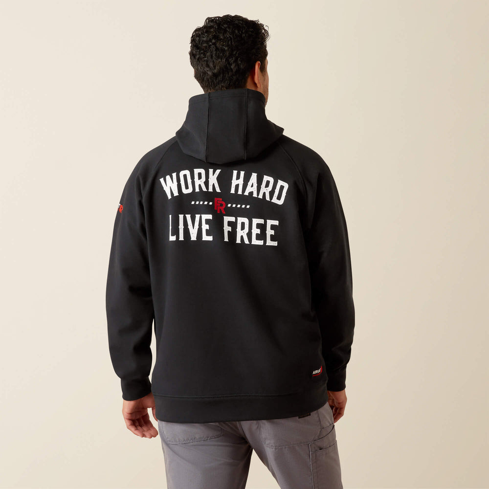 FR DuraStretch Work Hard Live Free Hoodie