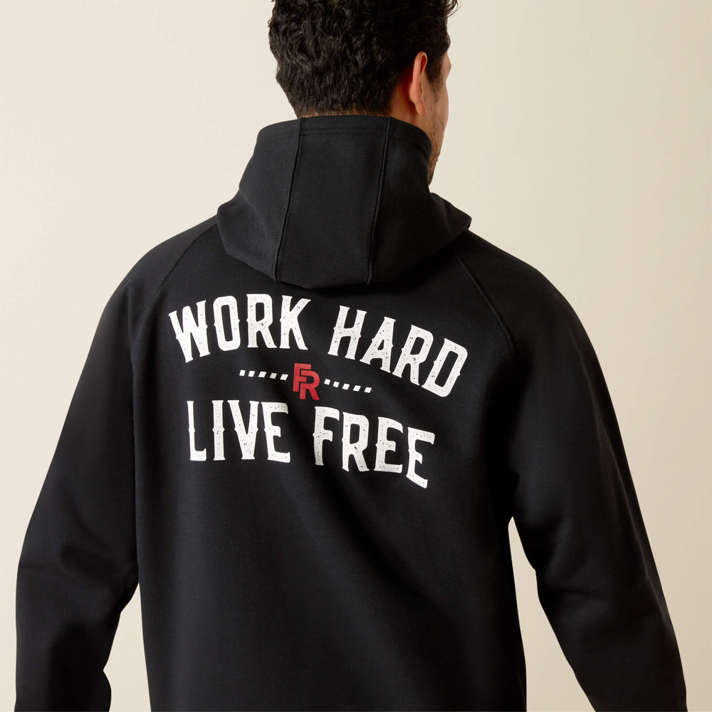 FR DuraStretch Work Hard Live Free Hoodie