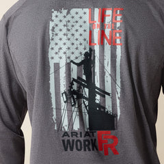 FR Air Life on the Line Graphic Top