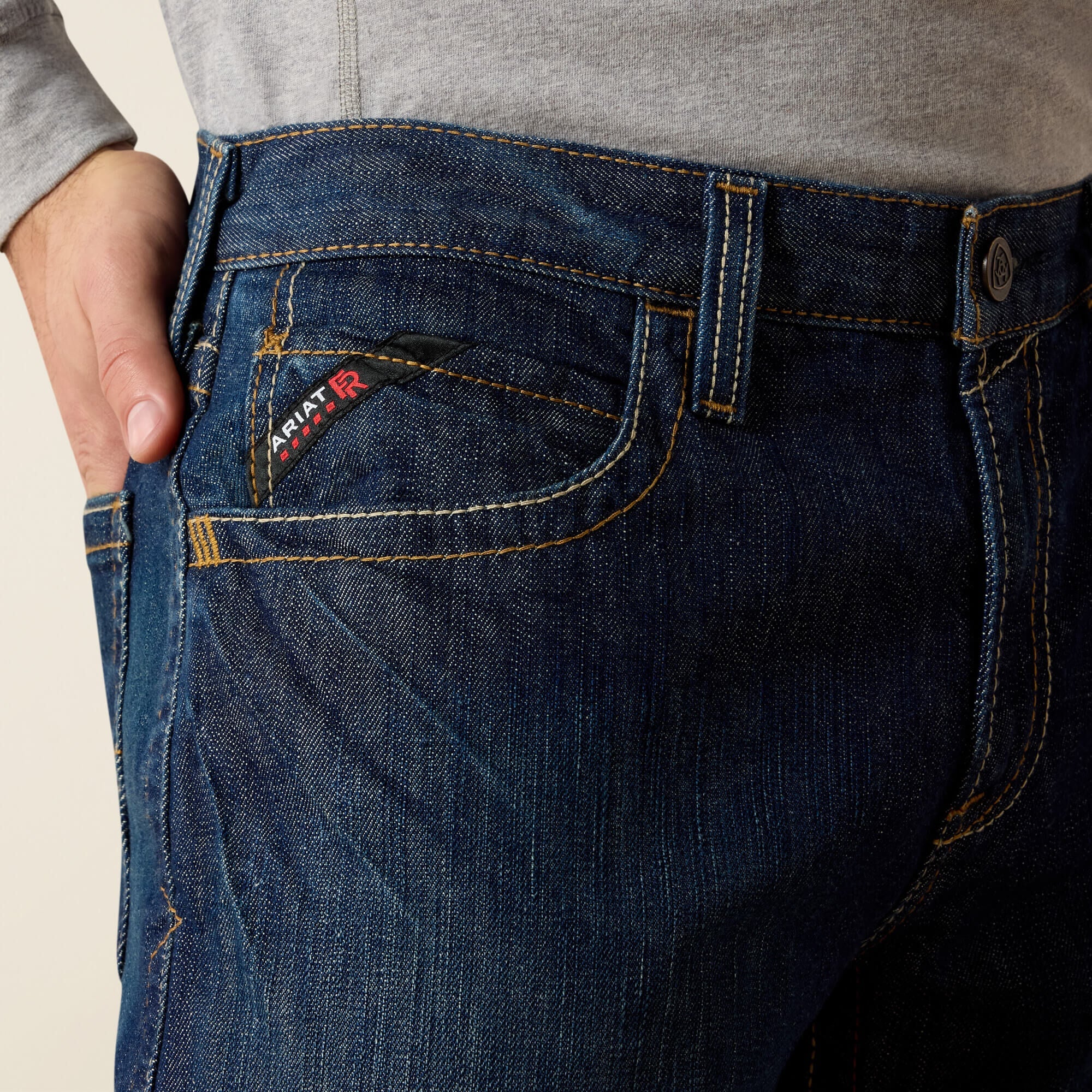 FR M3 Loose Basic Stackable Straight Leg Jean