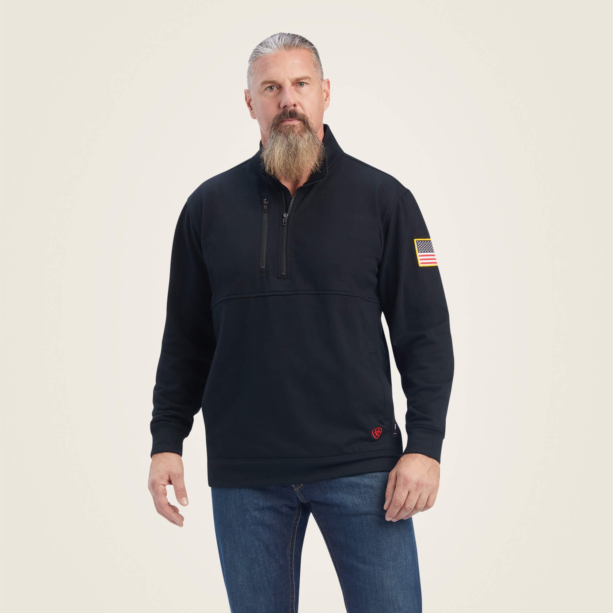 FR Durastrech Fleece 1/2 Zip Job Shirt