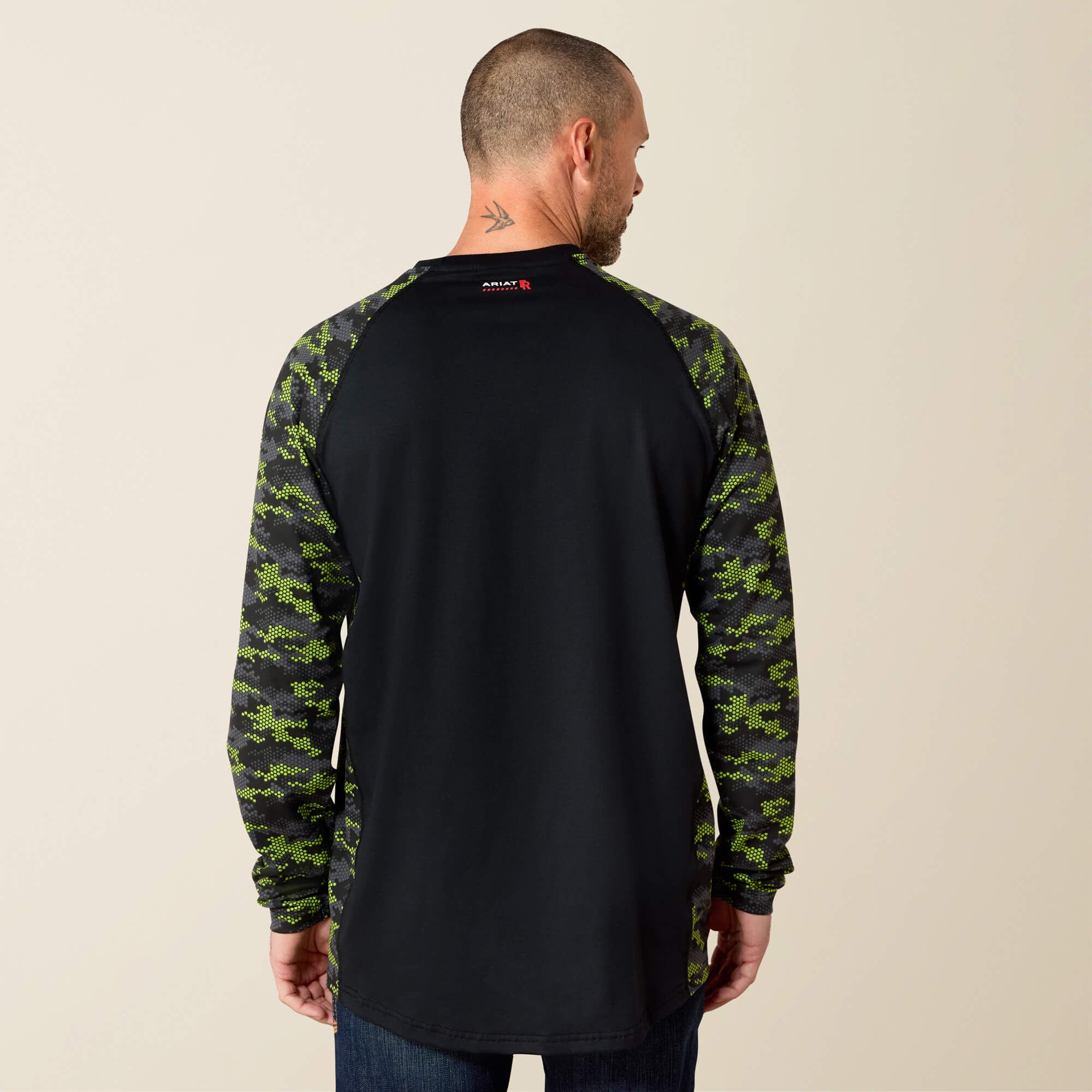 FR AC Stretch Camo Baseball T-Shirt