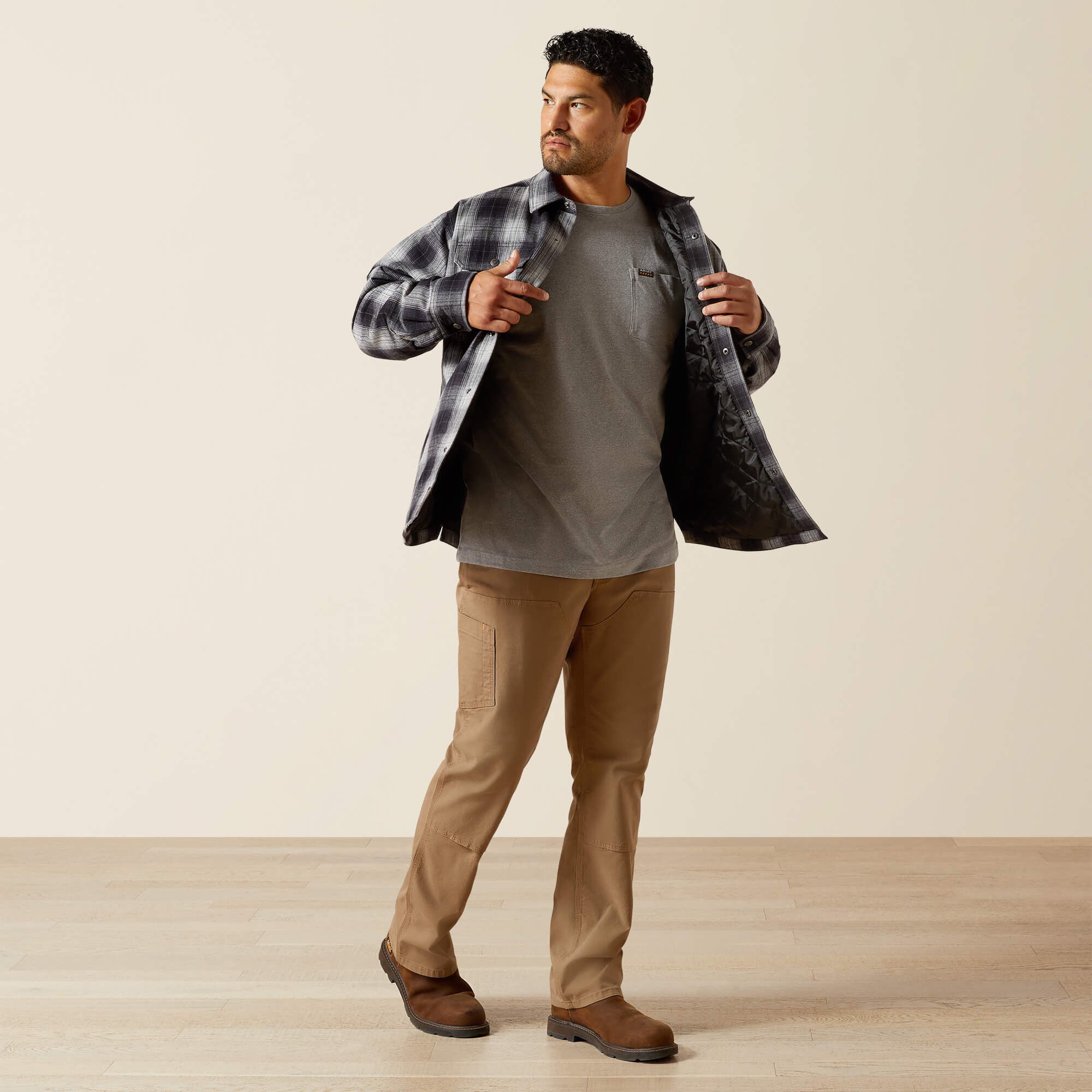 Rebar Flannel Insulated Shirt Jacket