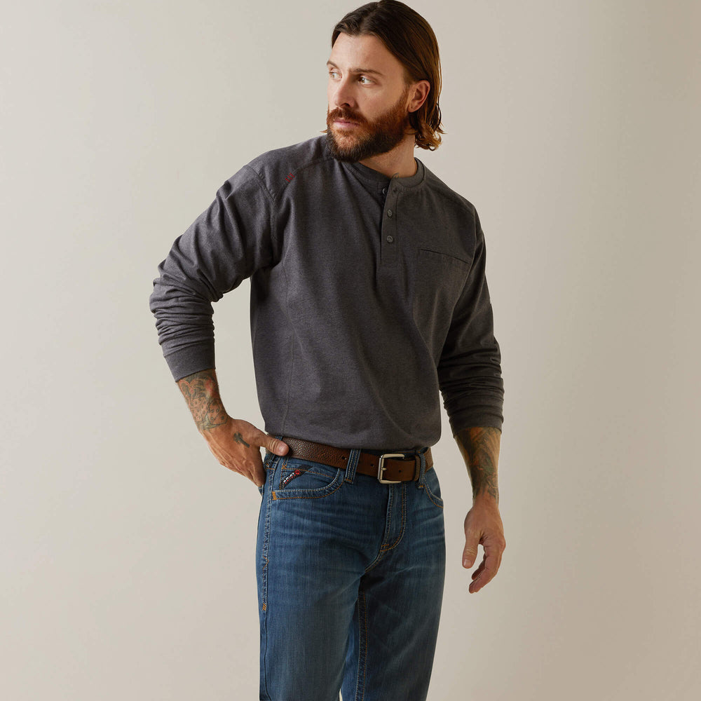 FR Air Refinery Row Graphic Henley Top