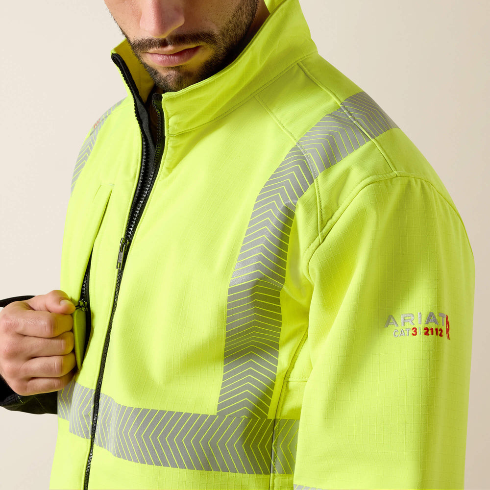 FR Vernon Hi-Vis Softshell Jacket