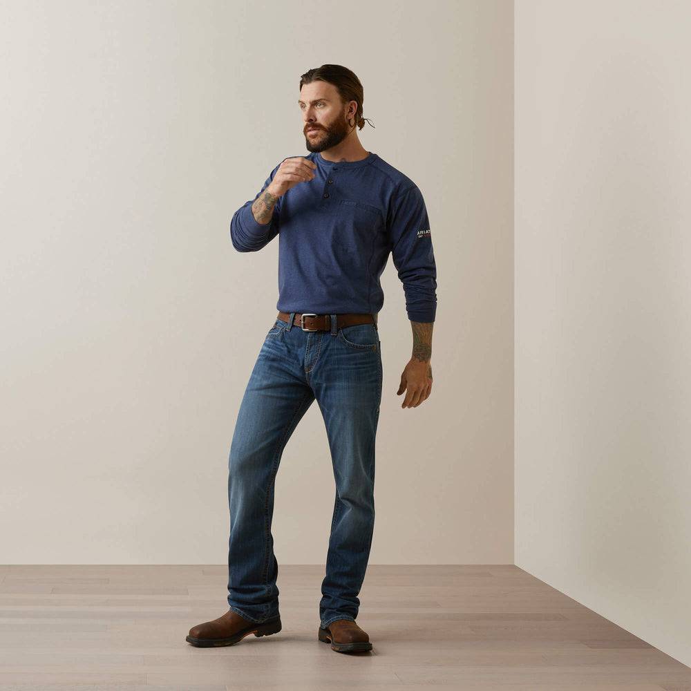 FR Air Refinery Row Graphic Henley Top