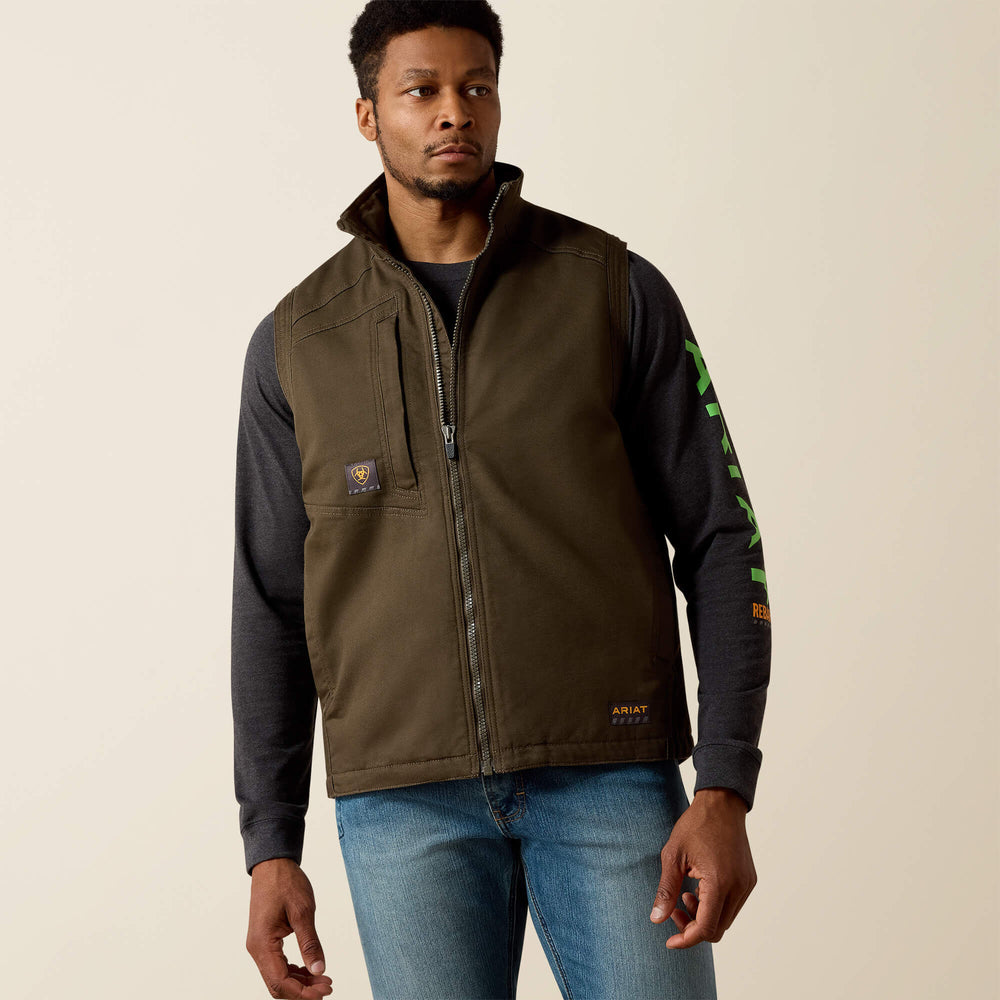Rebar Washed DuraCanvas Insulated Vest