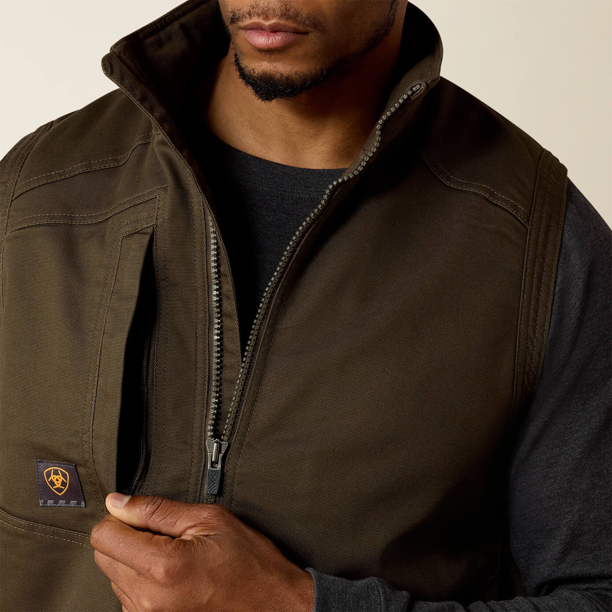 Rebar Washed DuraCanvas Insulated Vest