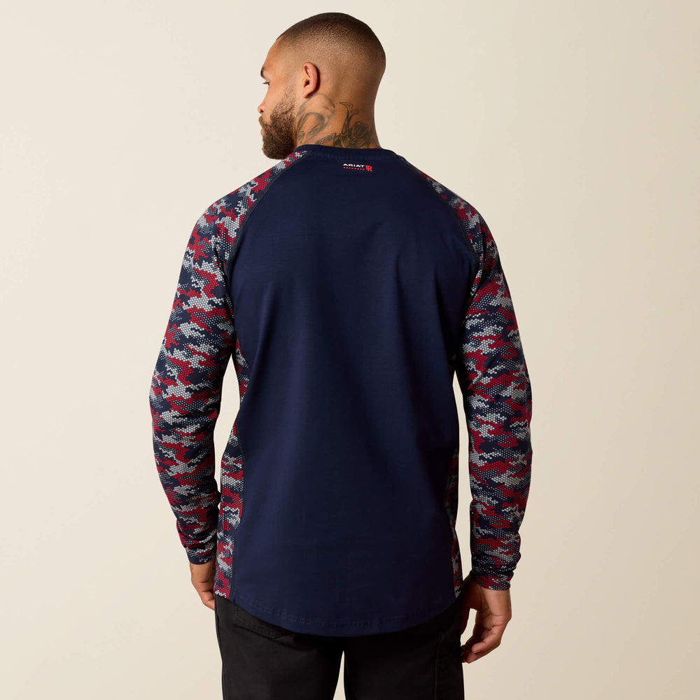 FR AC Stretch Camo Baseball T-Shirt