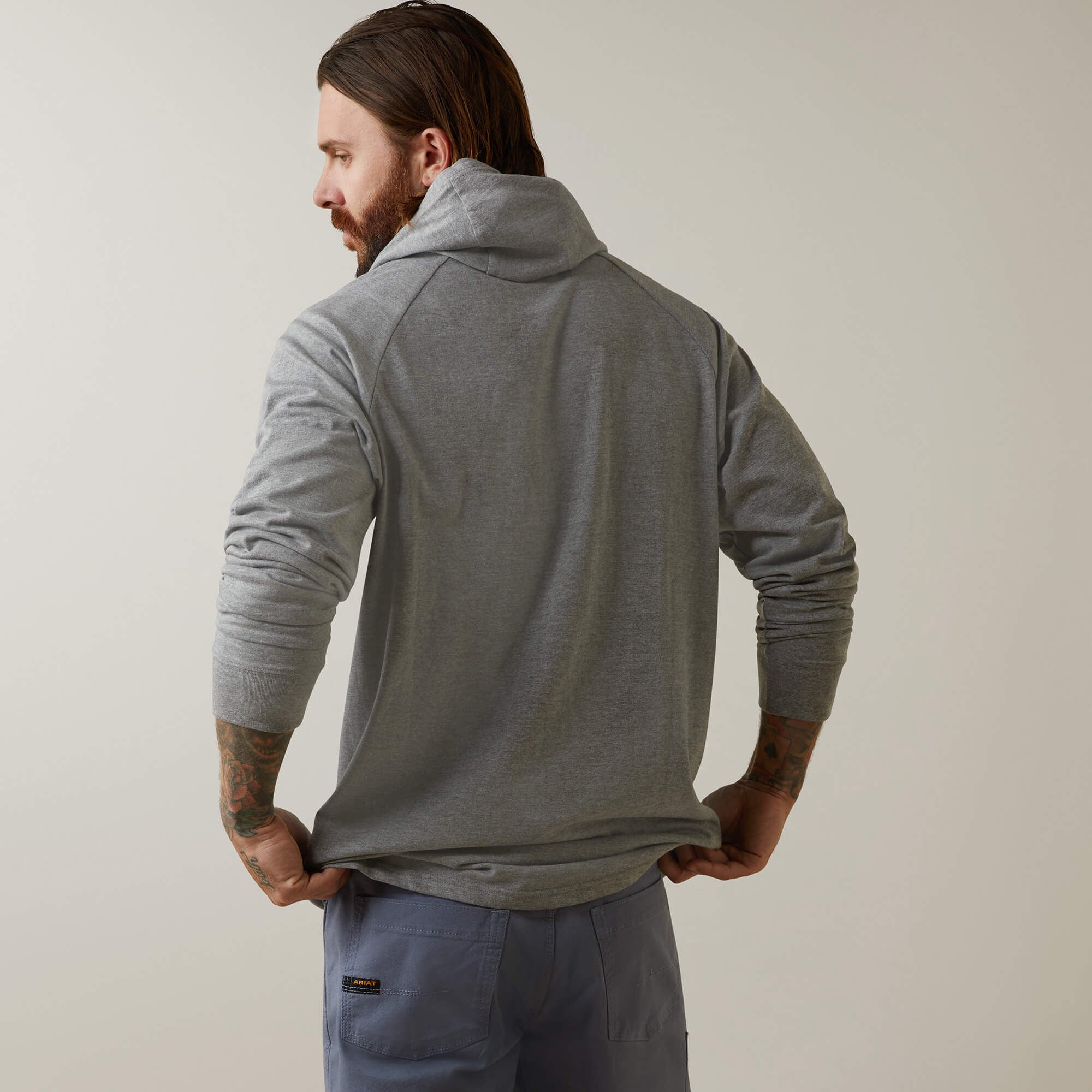 Rebar Cotton Strong Hooded T-Shirt