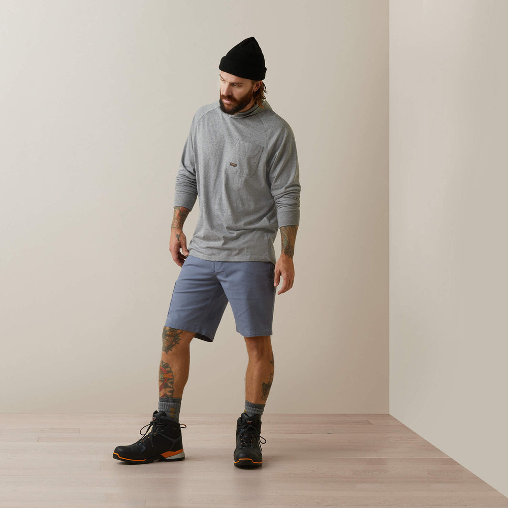 Rebar Cotton Strong Hooded T-Shirt