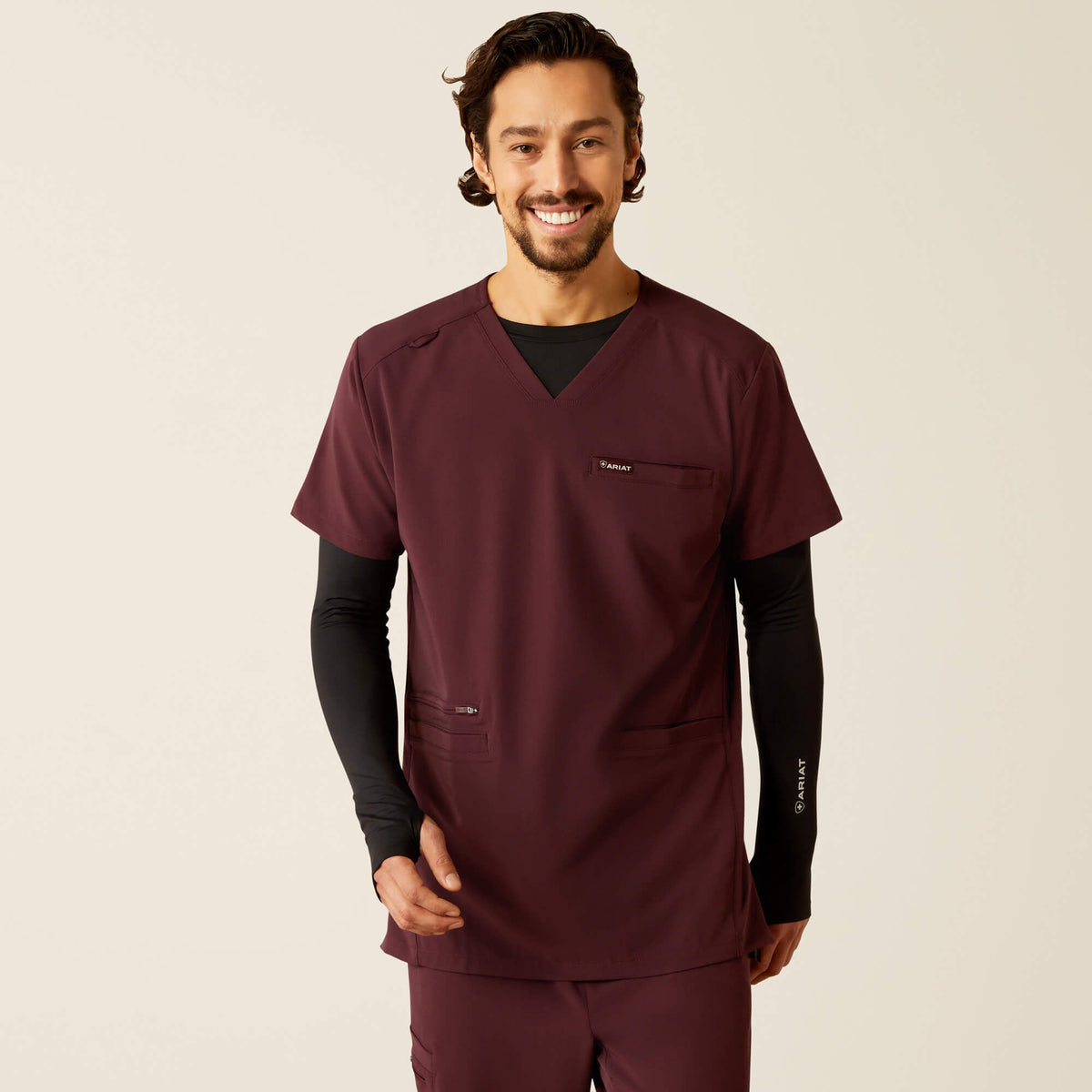 Derham 6 Pocket Scrub Top