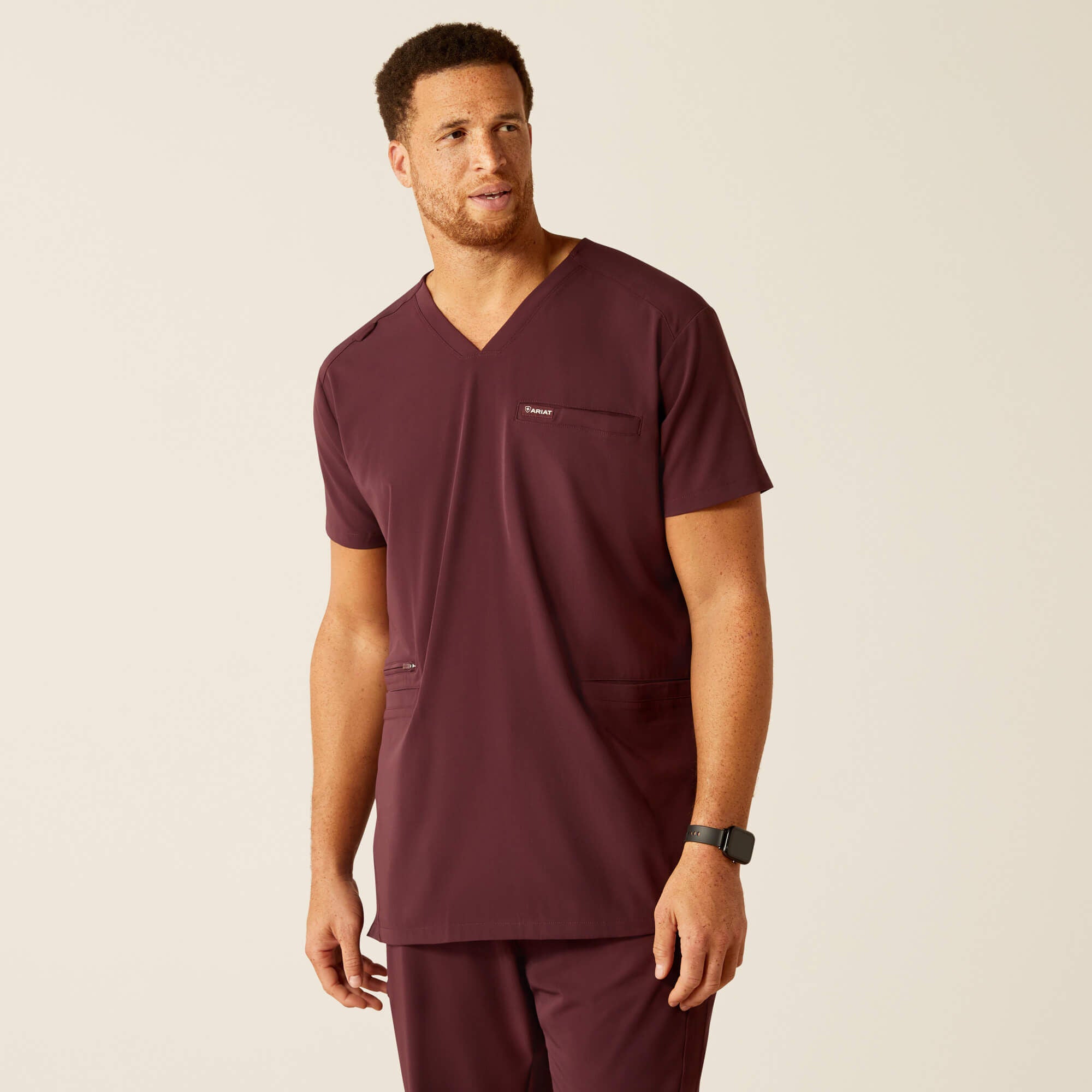 Derham 6 Pocket Scrub Top