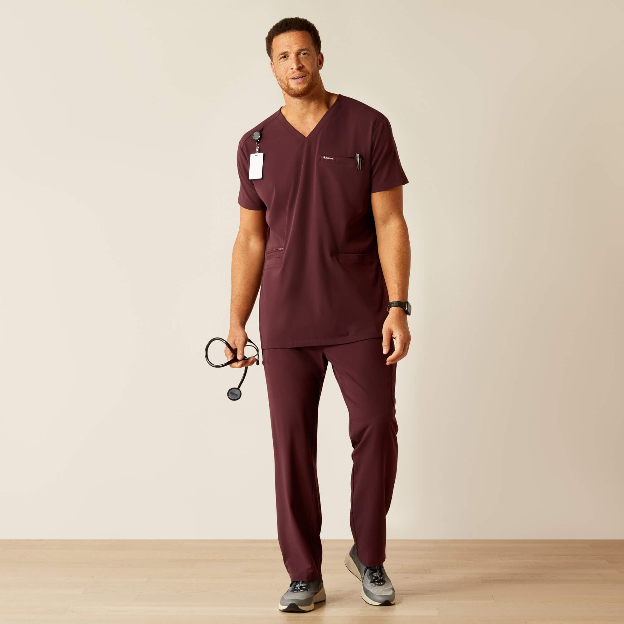 Derham 6 Pocket Scrub Top