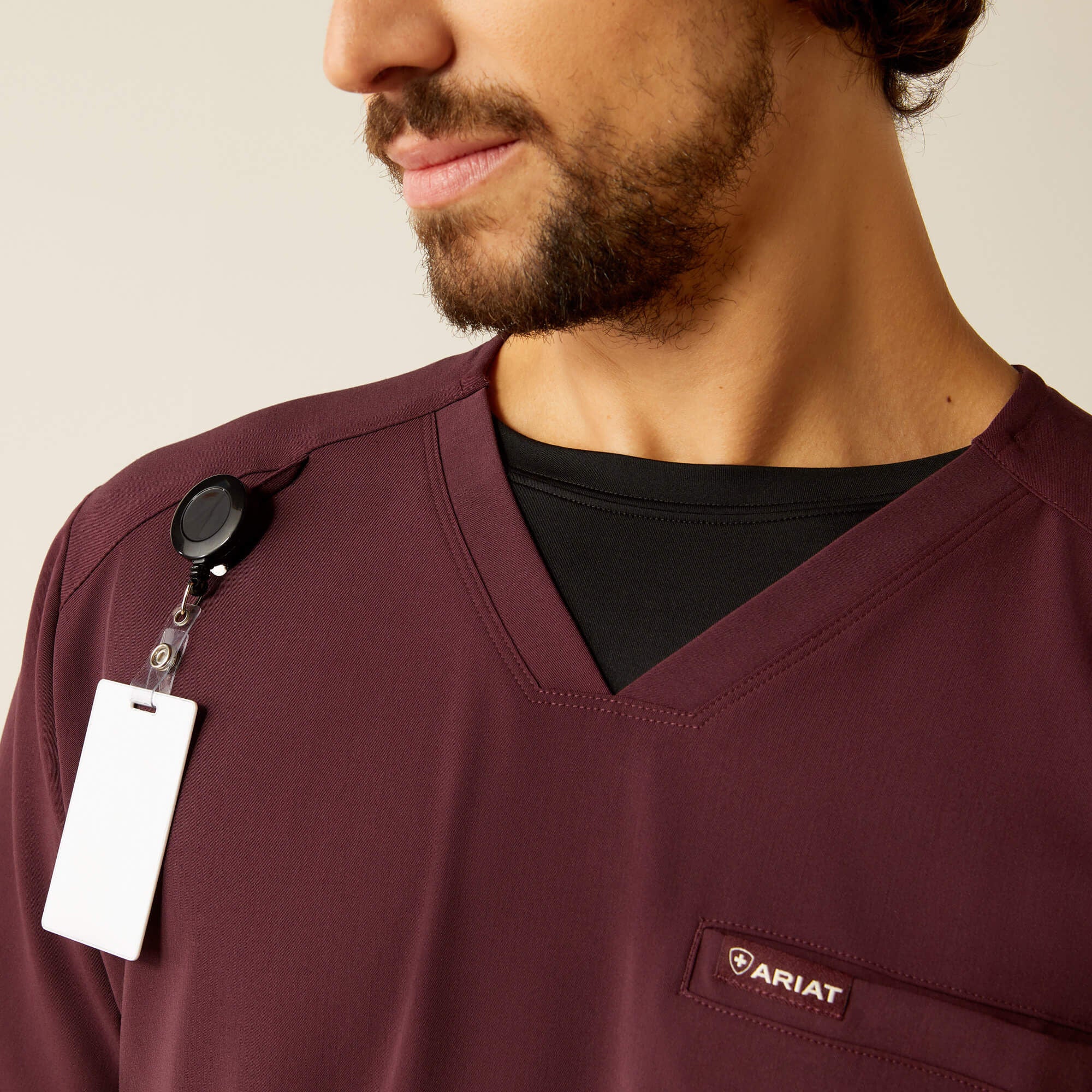 Derham 6 Pocket Scrub Top
