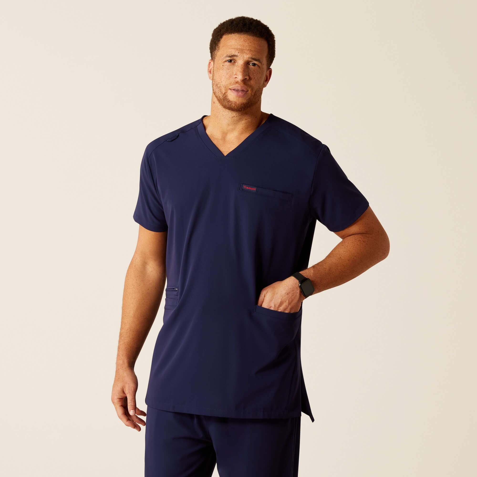 Derham 6 Pocket Scrub Top