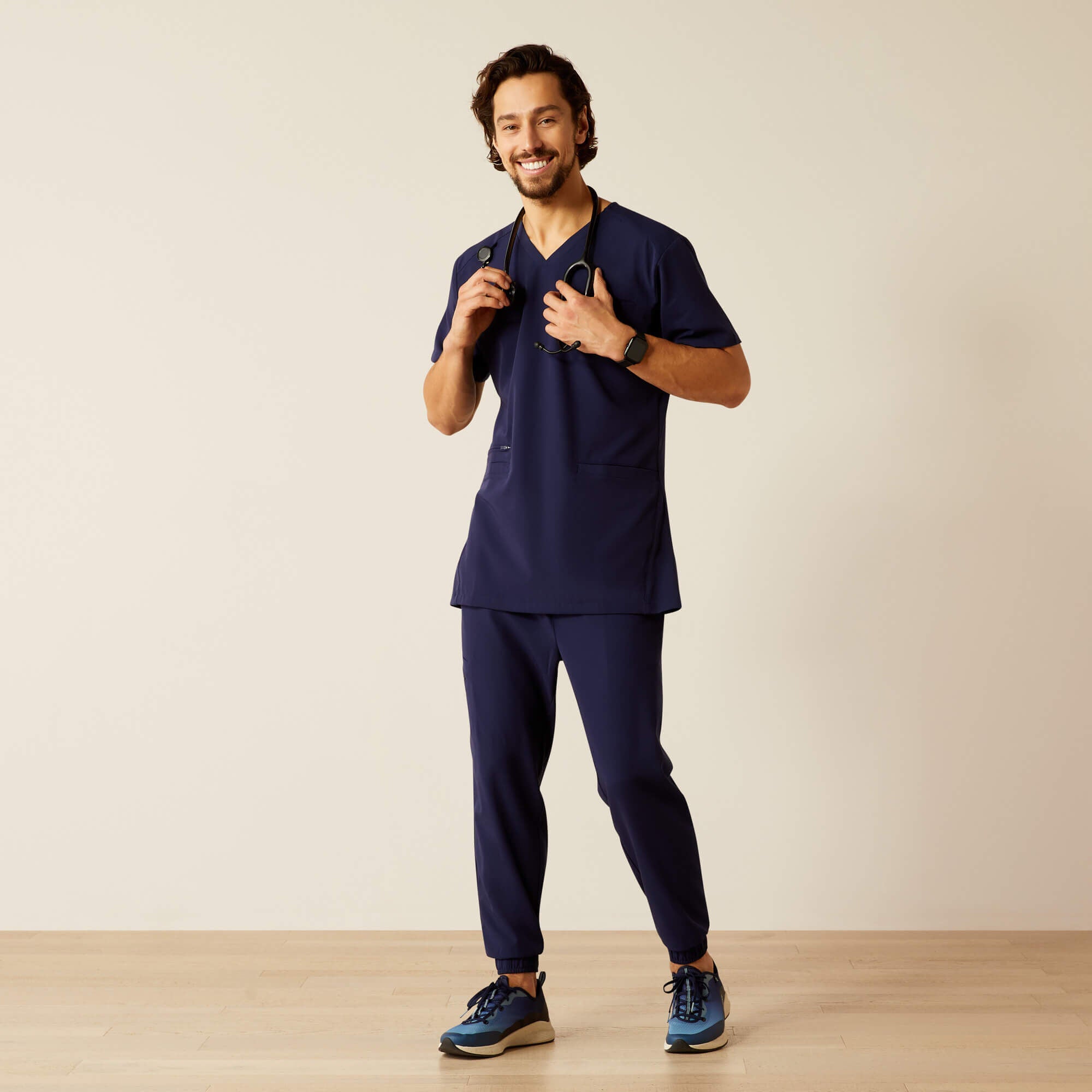 Derham 6 Pocket Scrub Top