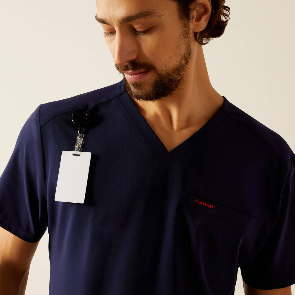 Derham 6 Pocket Scrub Top