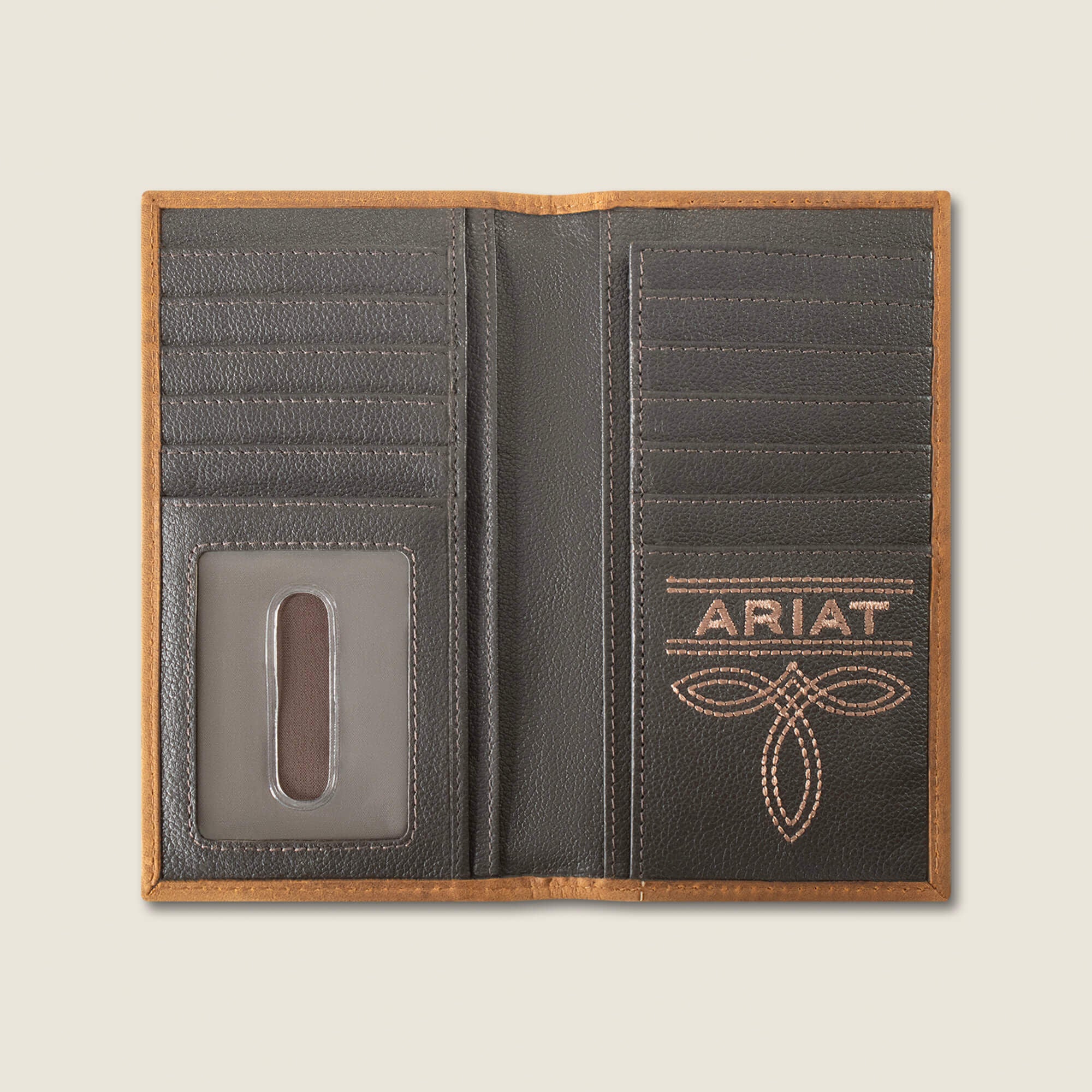 Patchwork Embroidered Logo Rodeo Wallet