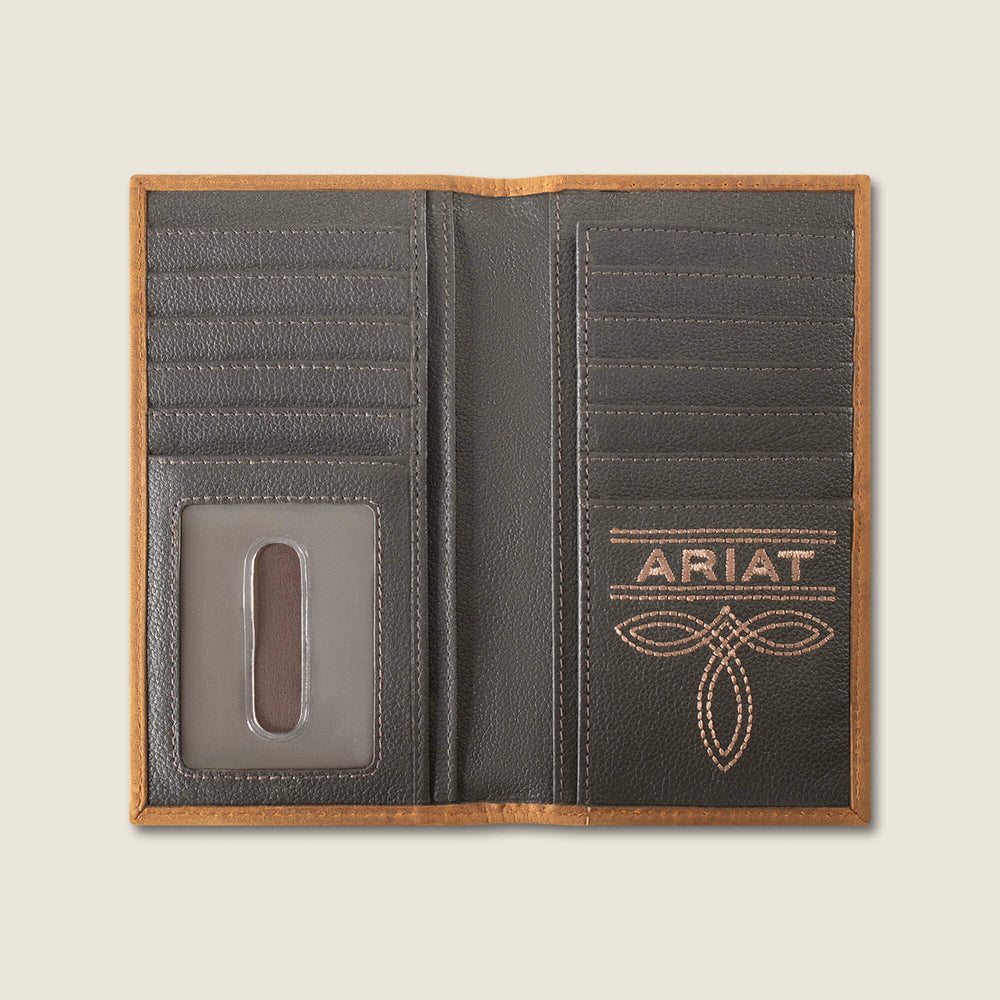 Patchwork Embroidered Logo Rodeo Wallet