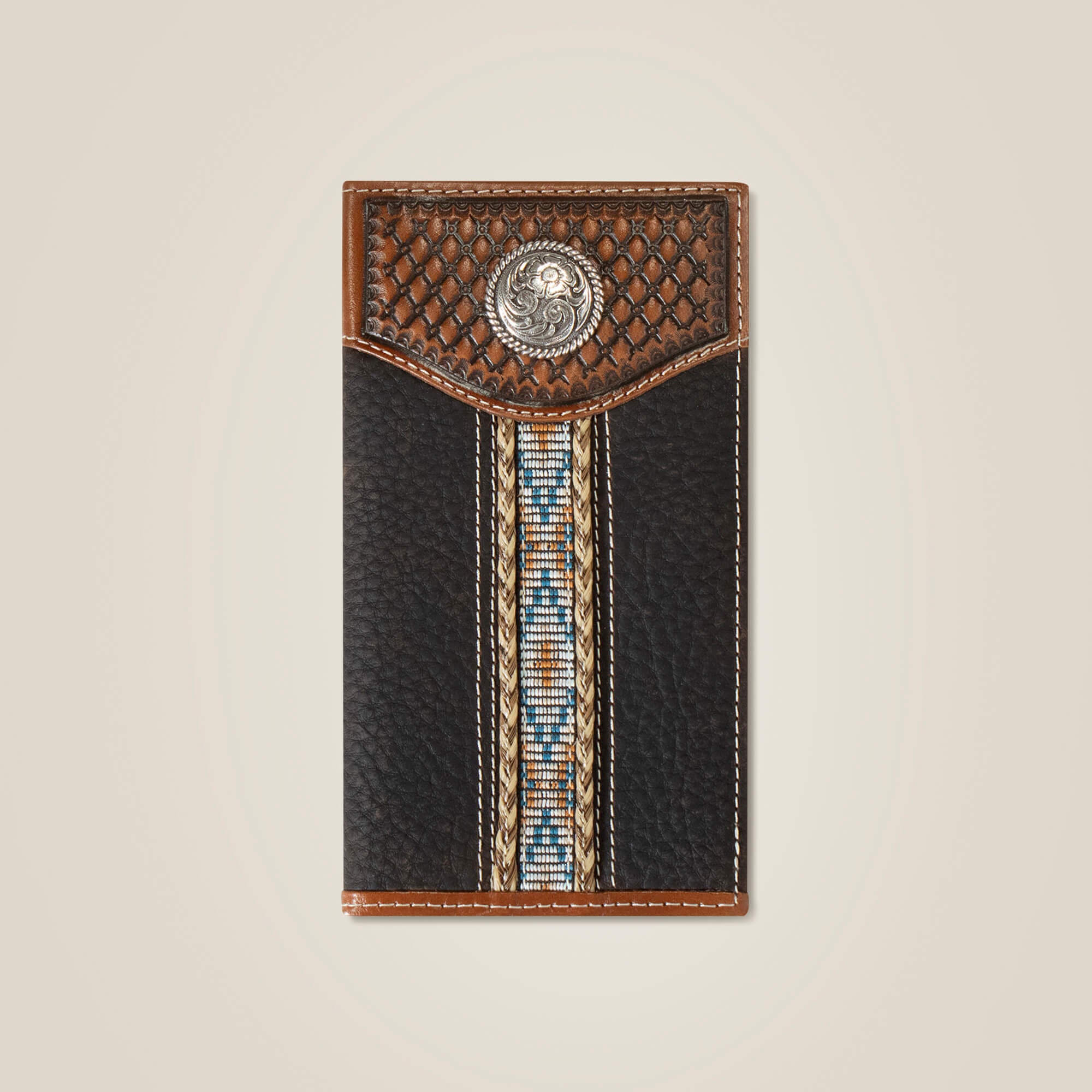 Braided Trim Rodeo Wallet